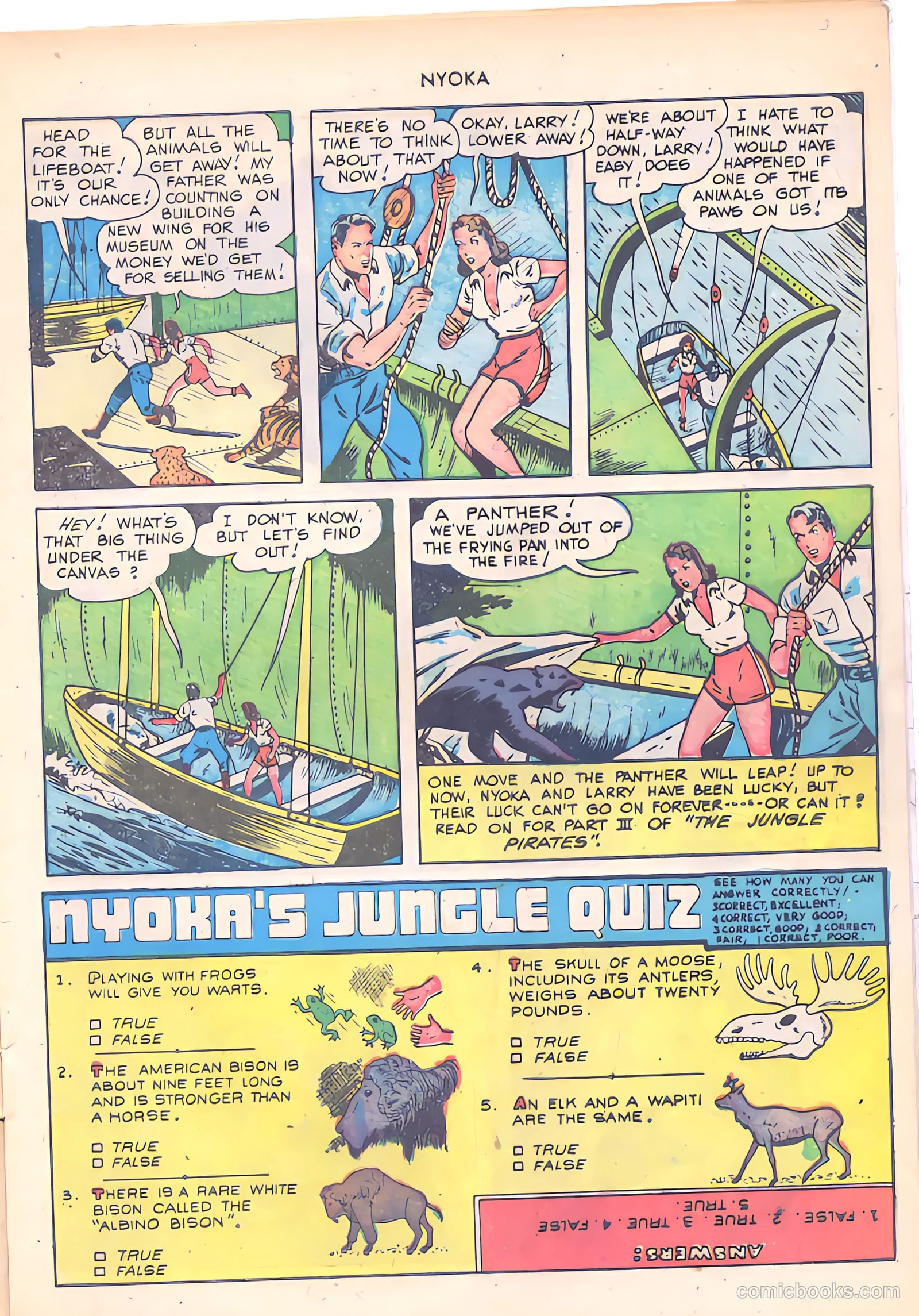 Nyoka the Jungle Girl #31 (1949) — page 19 of 52