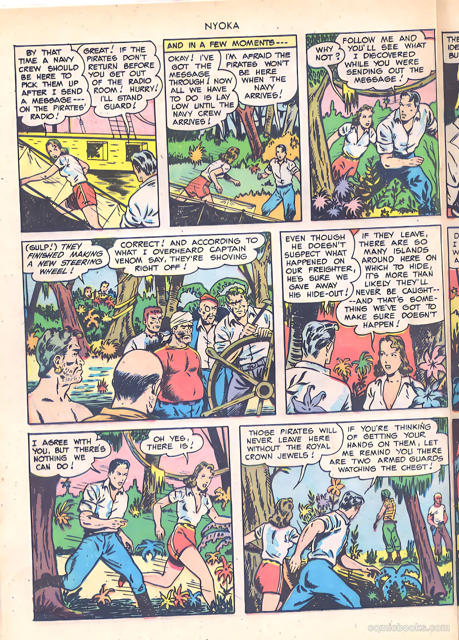 Nyoka the Jungle Girl #31 (1949) — page 28 of 52