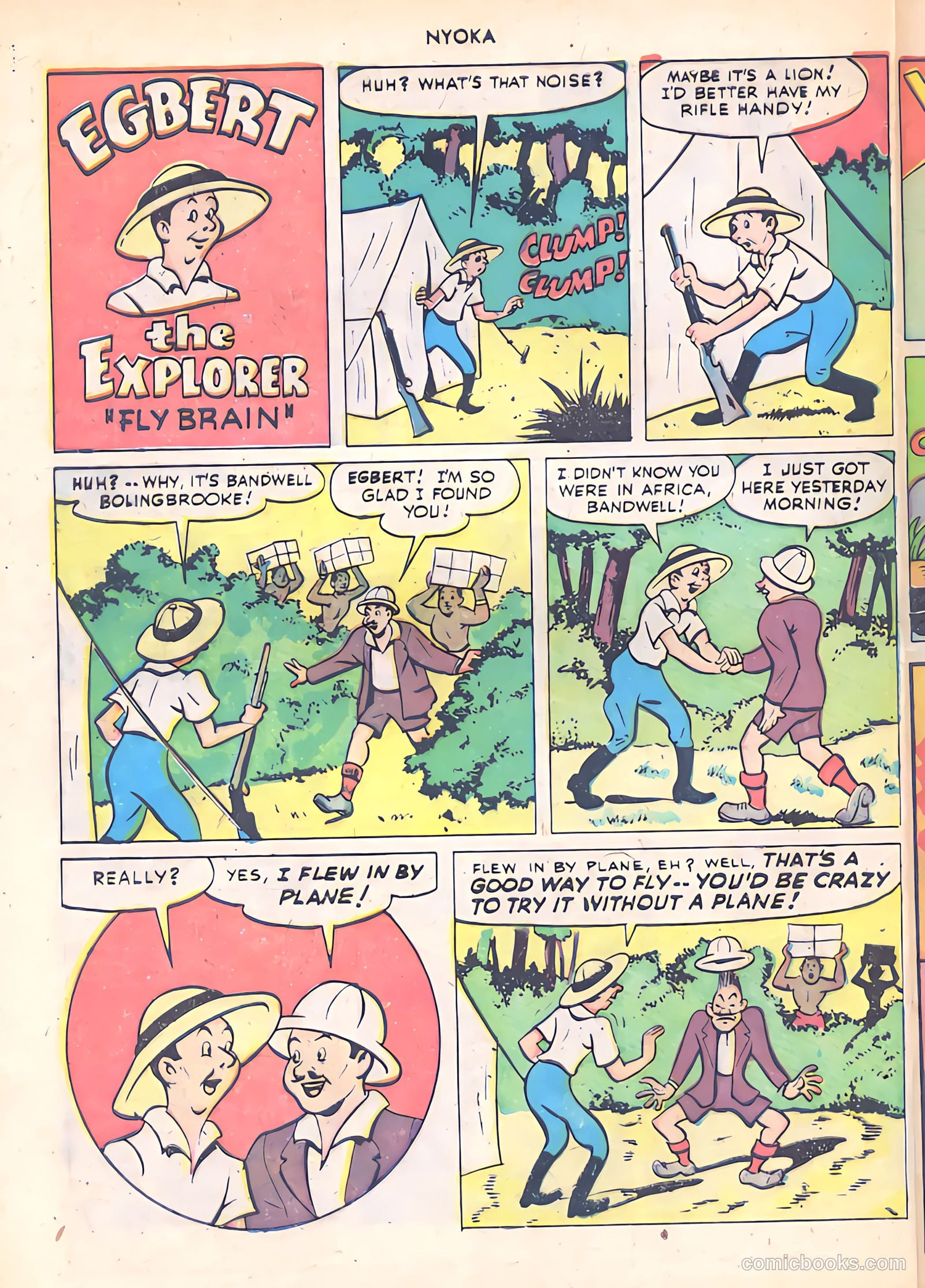 Nyoka the Jungle Girl #31 (1949) — page 32 of 52