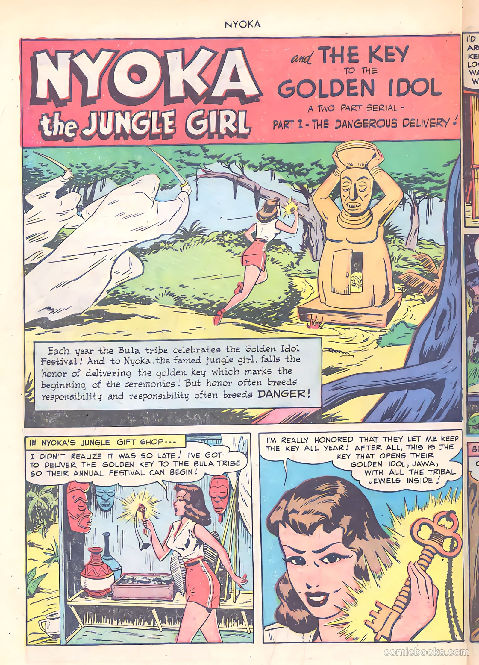 Nyoka the Jungle Girl #31 (1949) — page 34 of 52