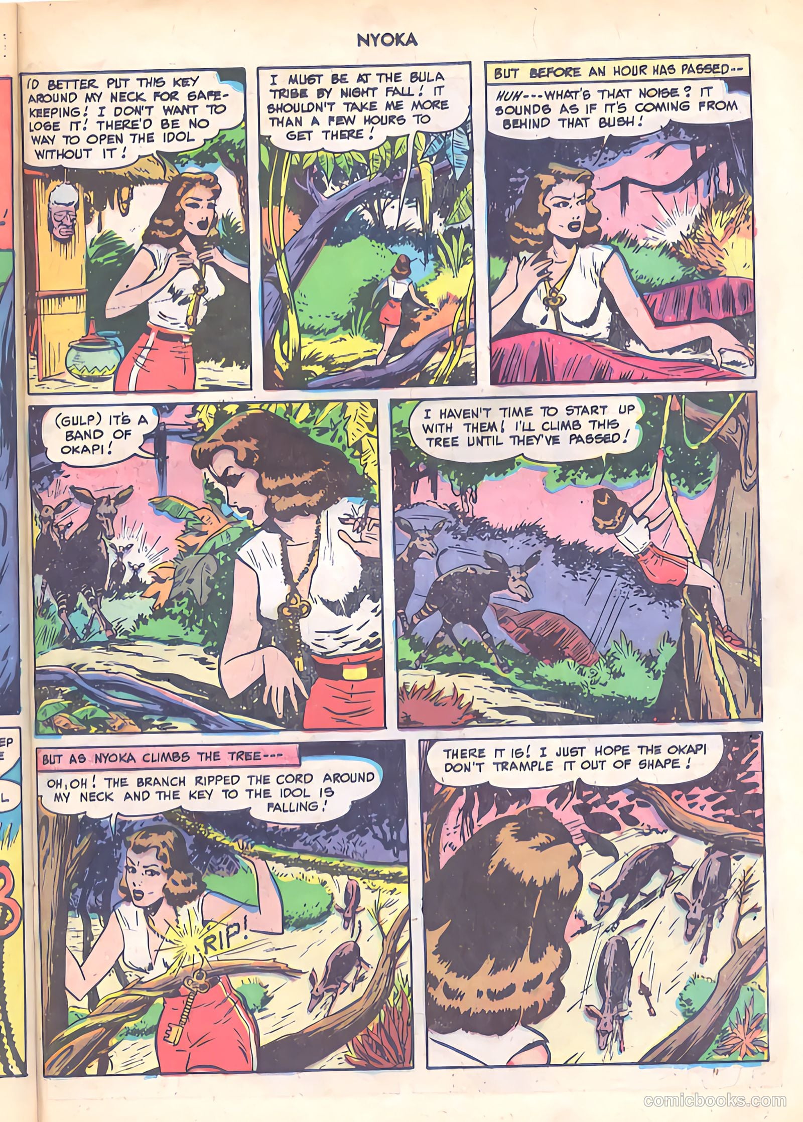 Nyoka the Jungle Girl #31 (1949) — page 35 of 52