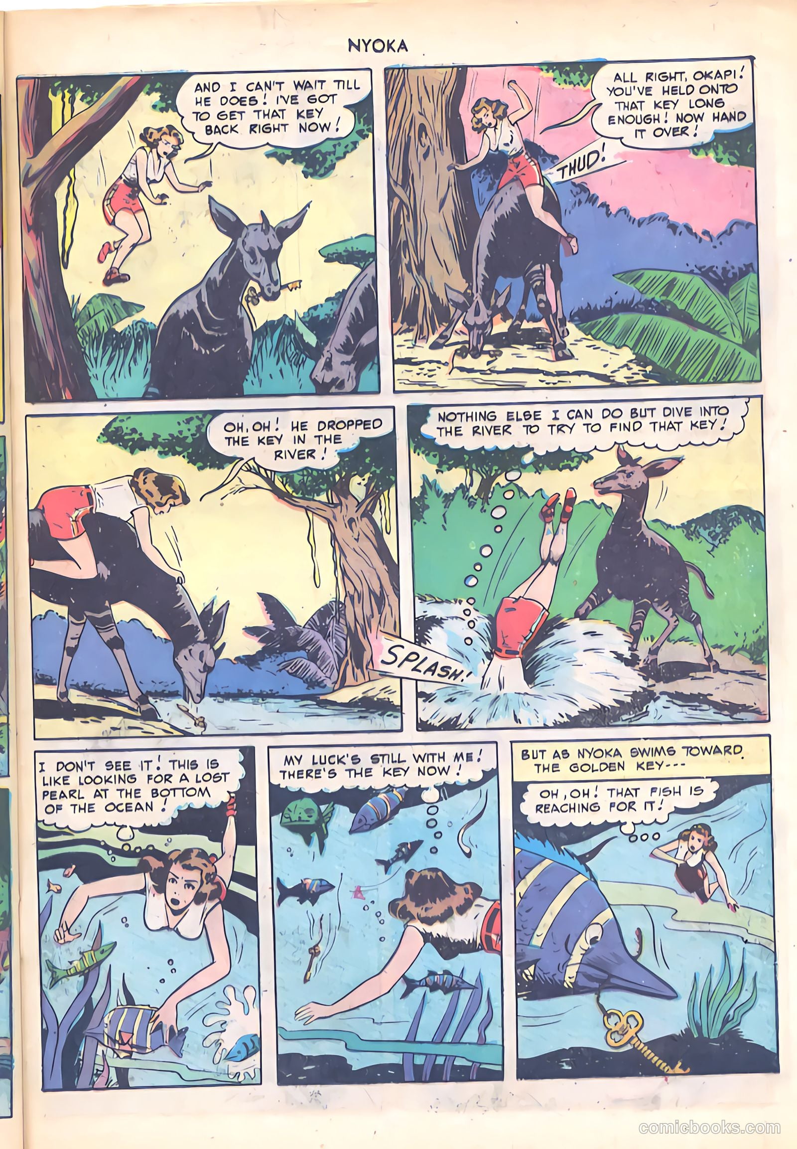 Nyoka the Jungle Girl #31 (1949) — page 37 of 52