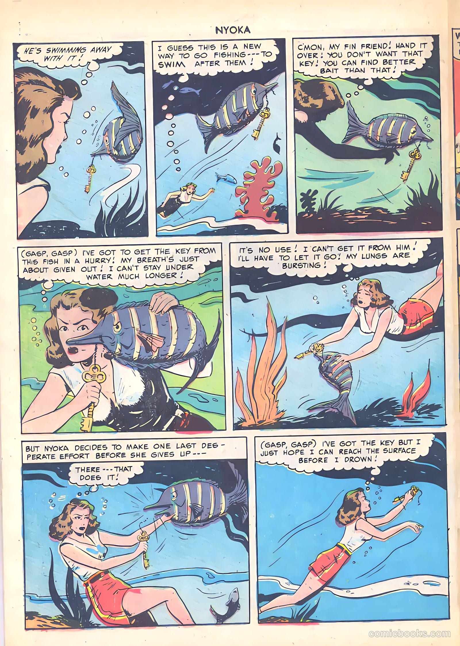 Nyoka the Jungle Girl #31 (1949) — page 38 of 52