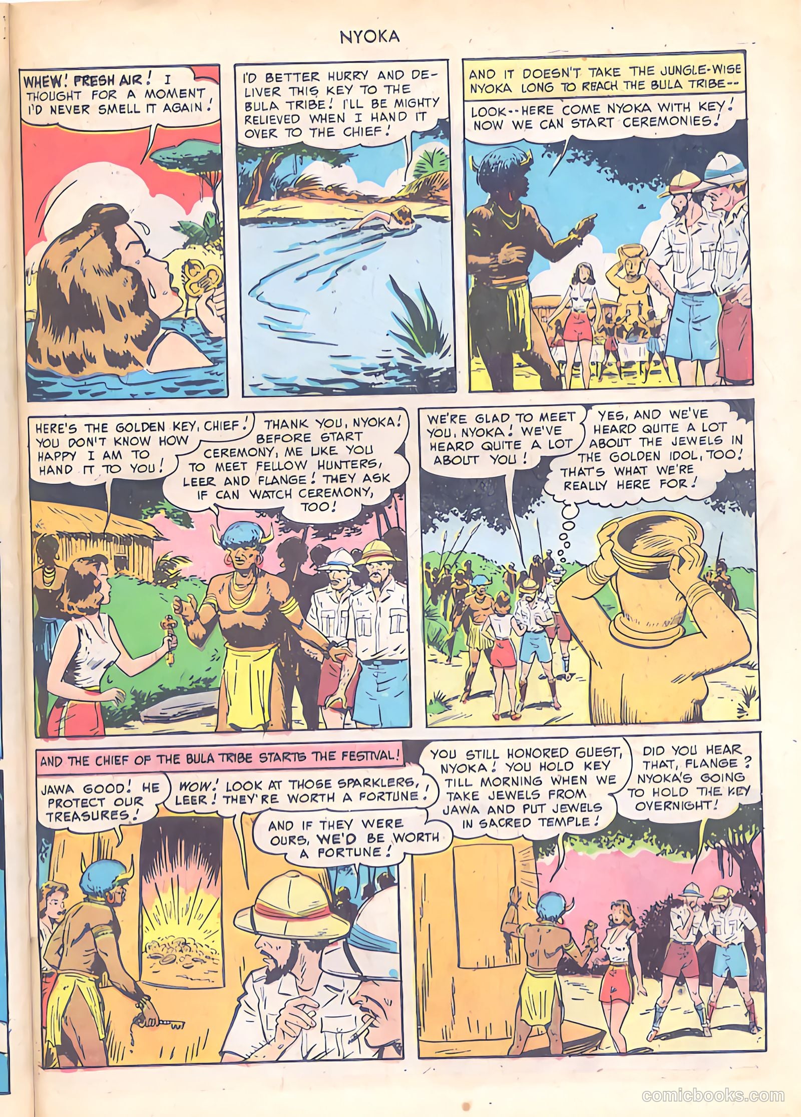 Nyoka the Jungle Girl #31 (1949) — page 39 of 52