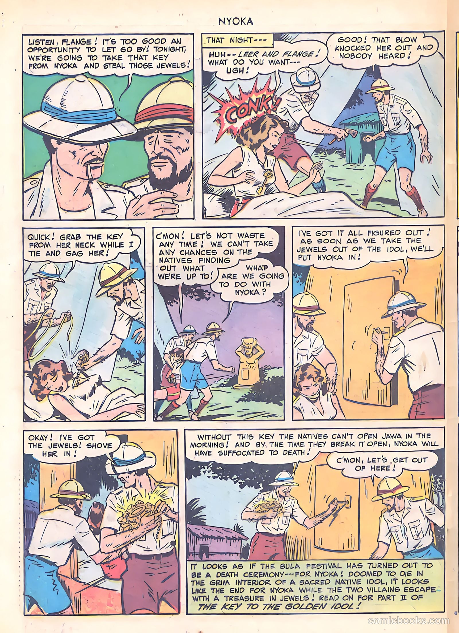 Nyoka the Jungle Girl #31 (1949) — page 40 of 52