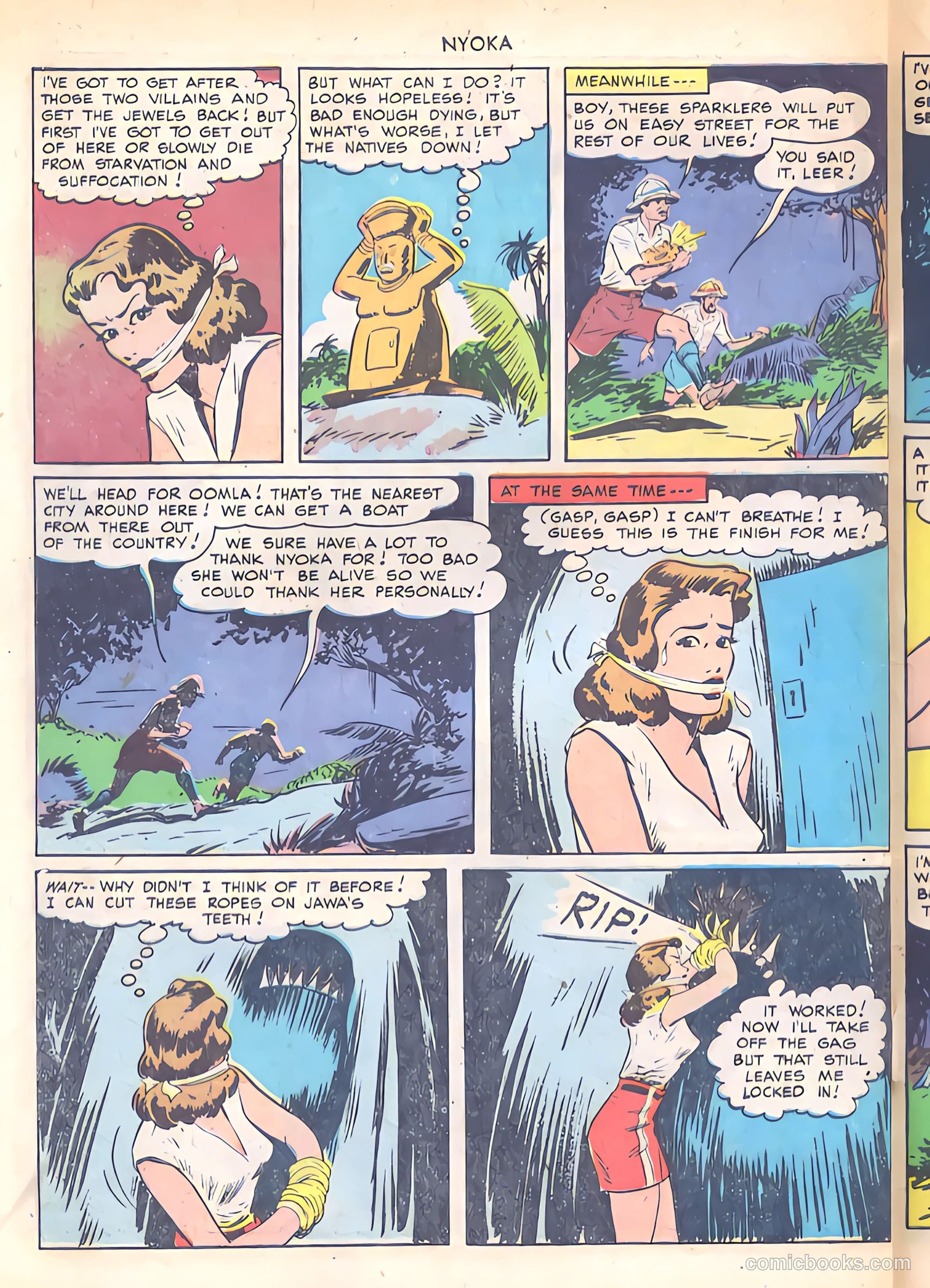 Nyoka the Jungle Girl #31 (1949) — page 46 of 52