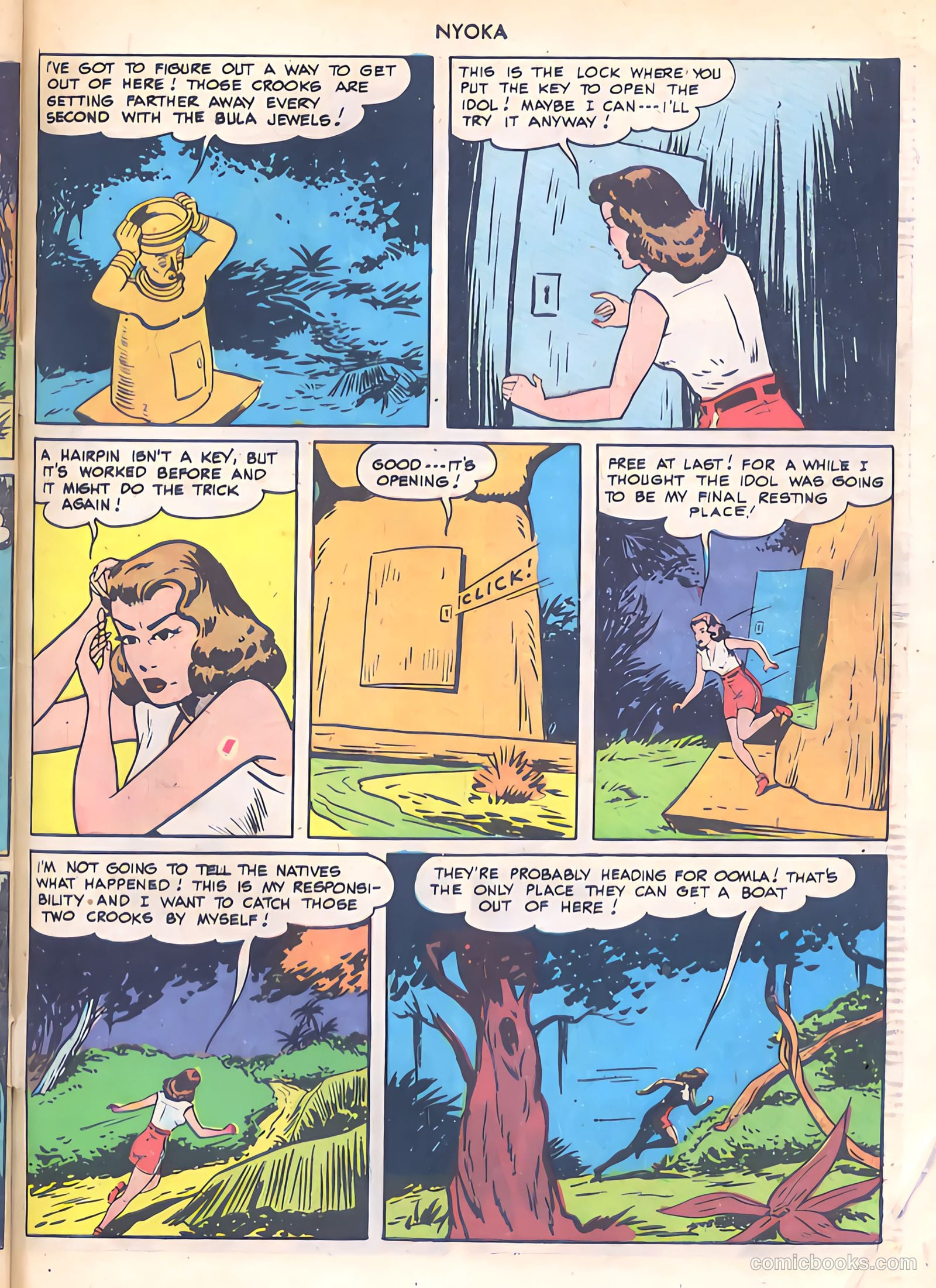 Nyoka the Jungle Girl #31 (1949) — page 47 of 52