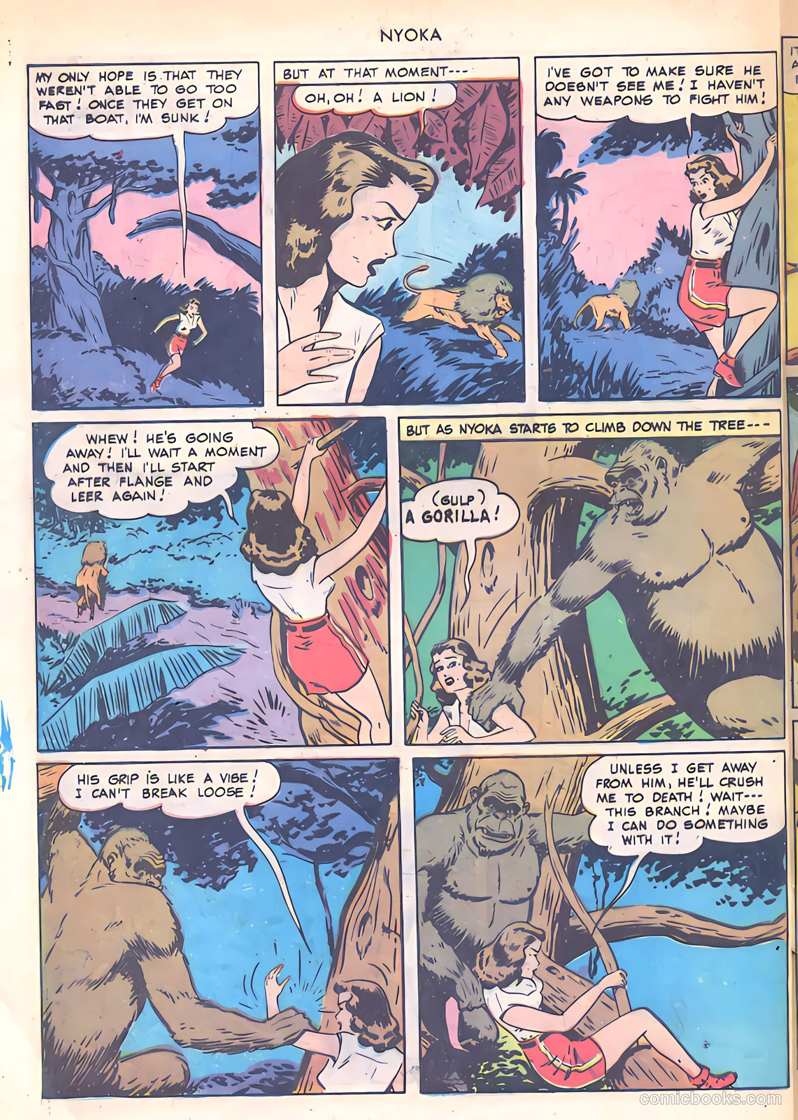 Nyoka the Jungle Girl #31 (1949) — page 48 of 52