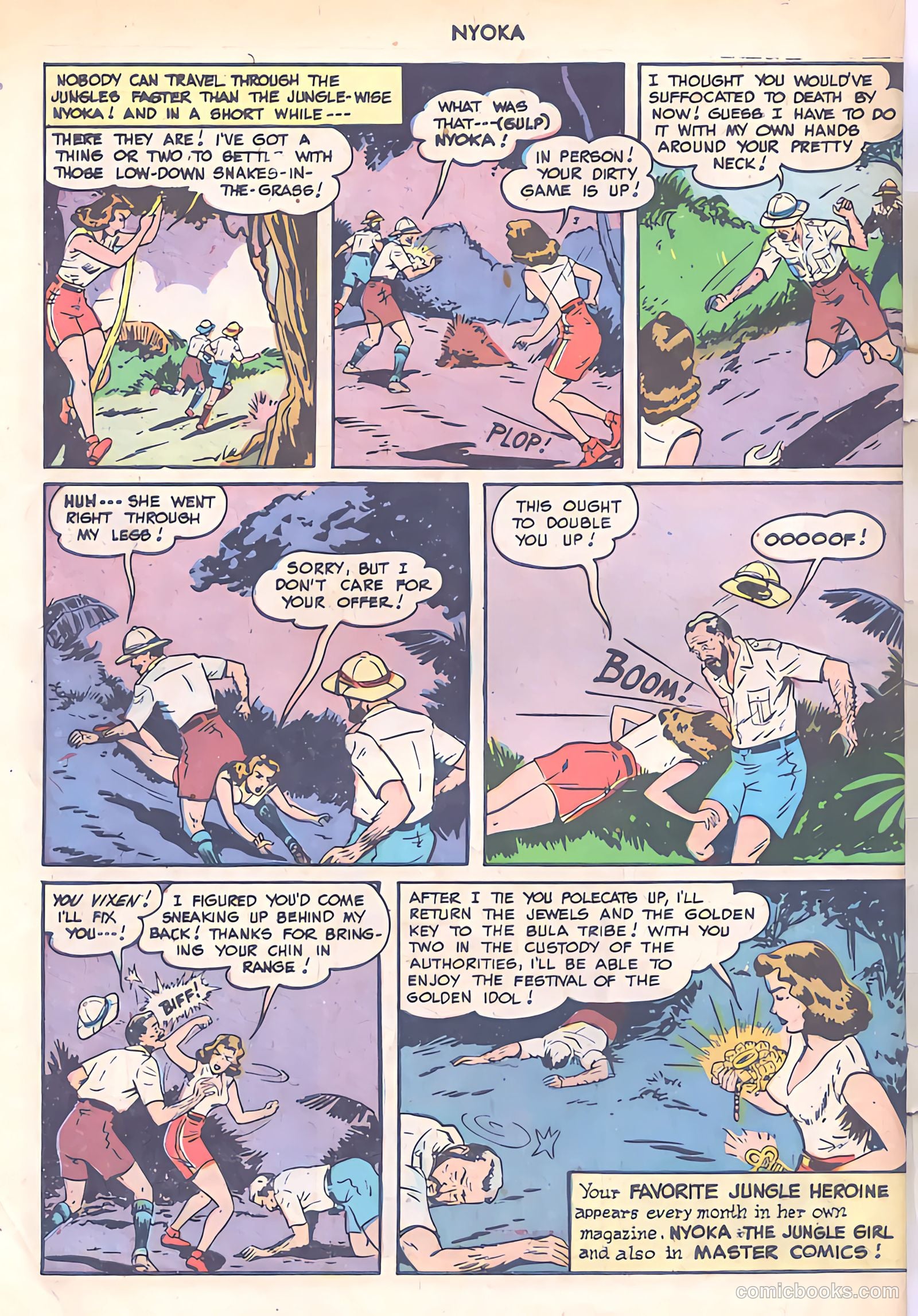 Nyoka the Jungle Girl #31 (1949) — page 50 of 52