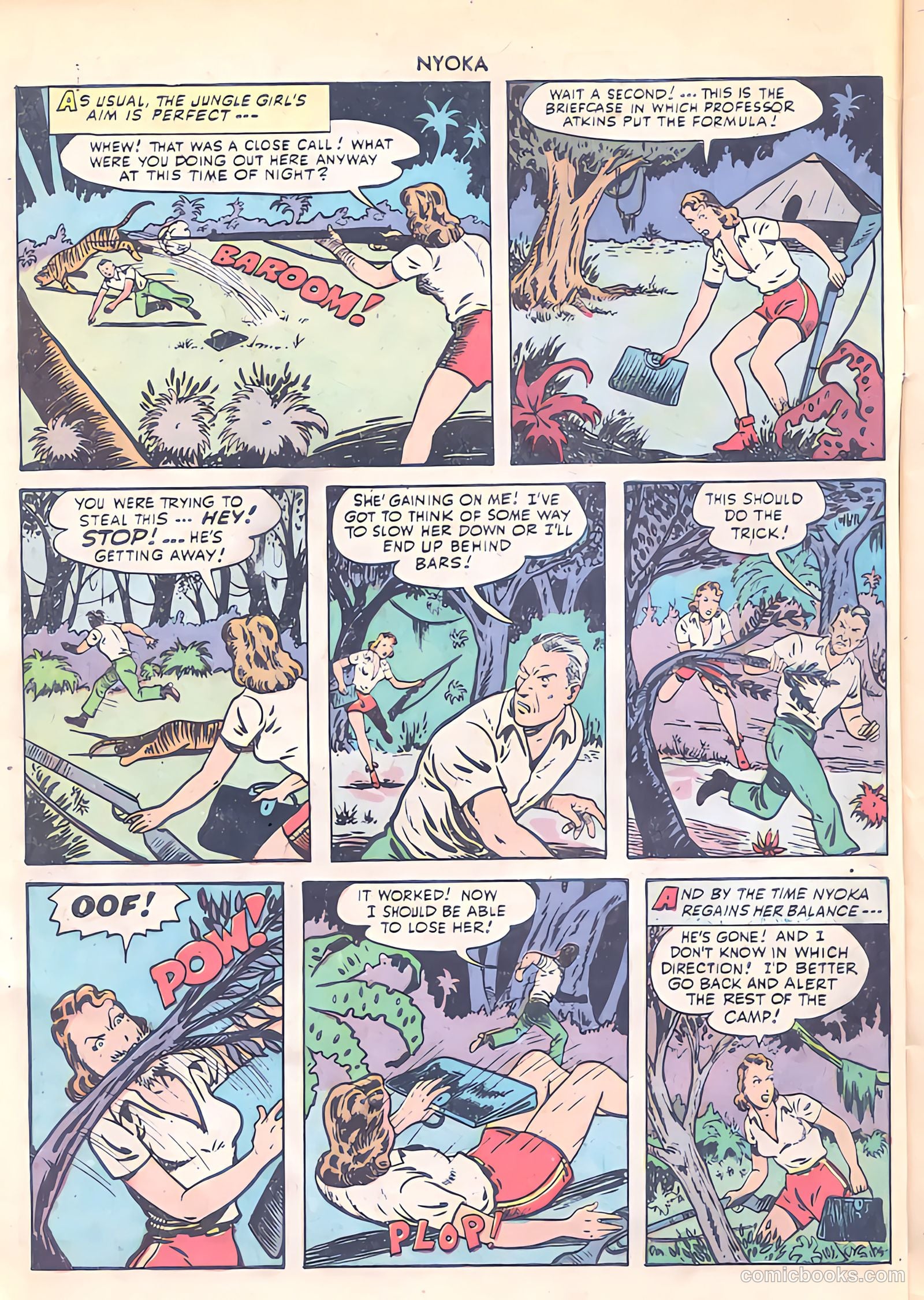 Nyoka the Jungle Girl #32 (1949) — page 6 of 36