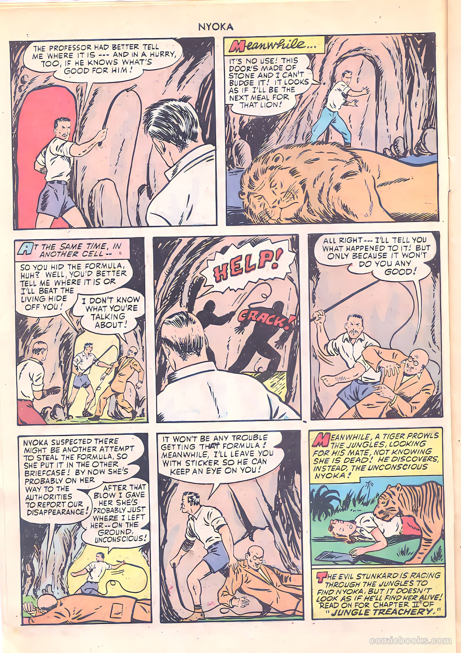 Nyoka the Jungle Girl #32 (1949) — page 10 of 36