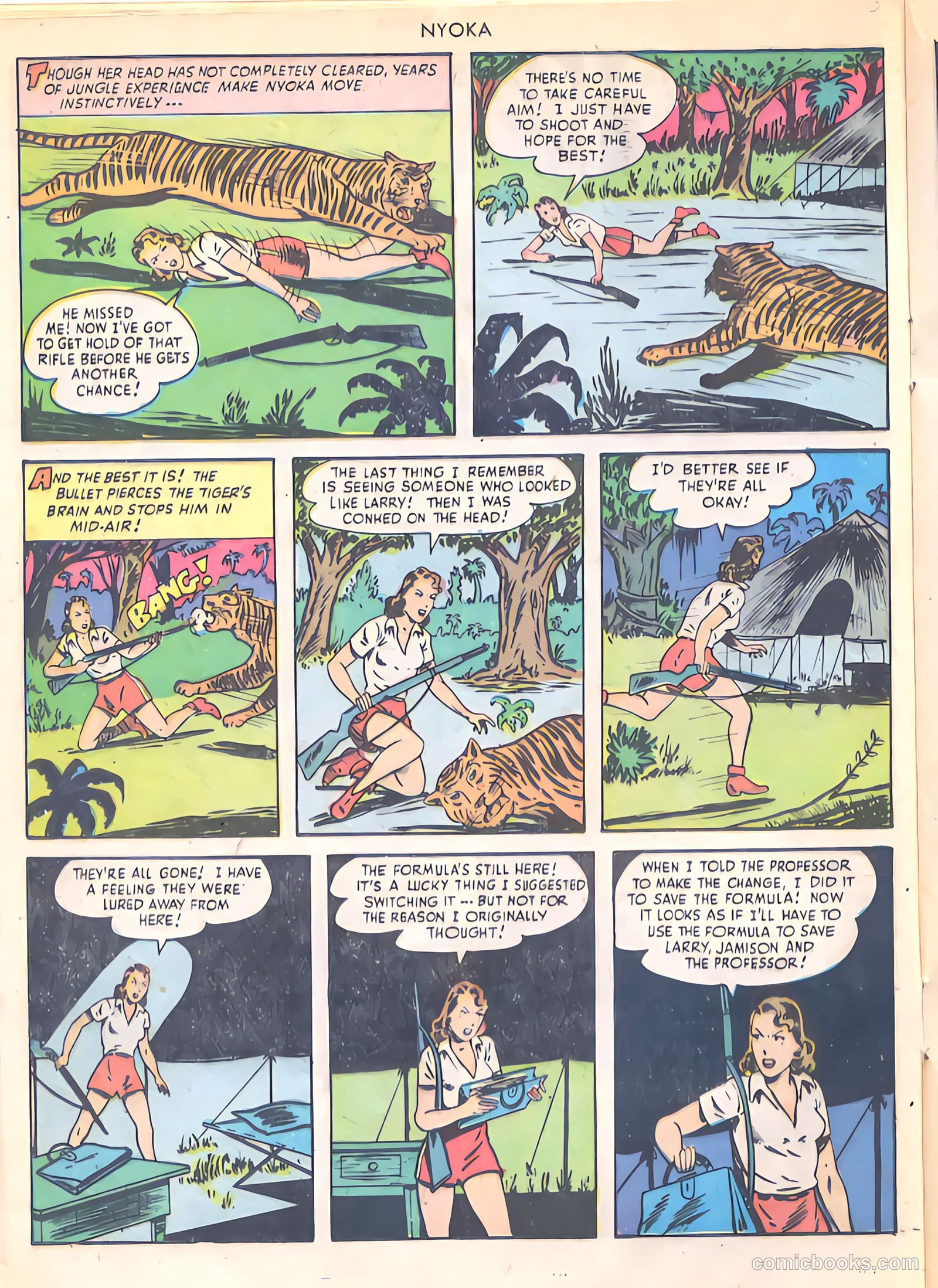 Nyoka the Jungle Girl #32 (1949) — page 16 of 36