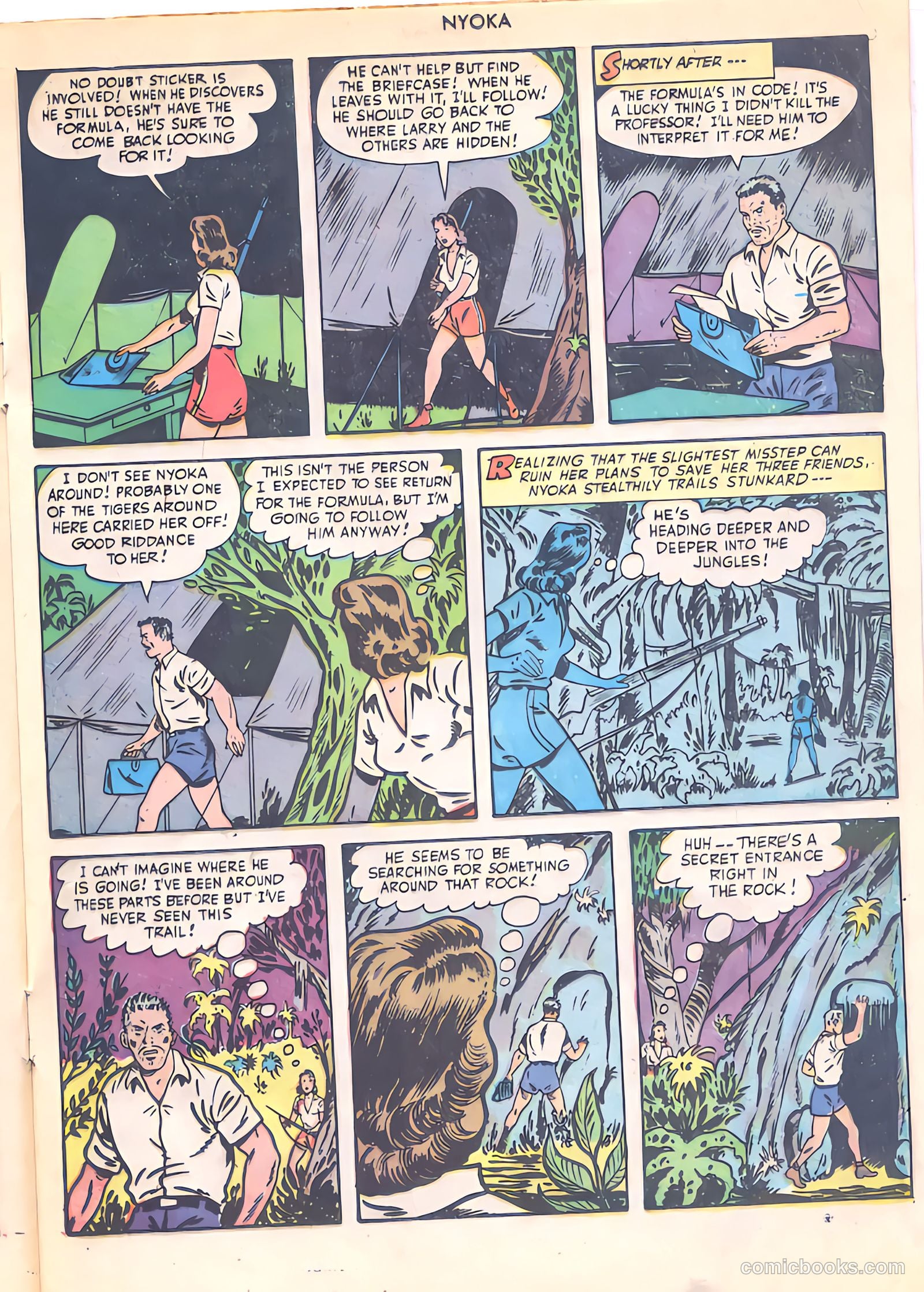 Nyoka the Jungle Girl #32 (1949) — page 17 of 36