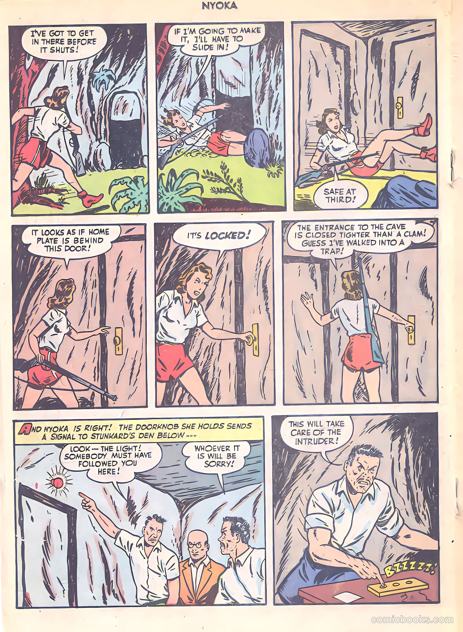 Nyoka the Jungle Girl #32 (1949) — page 18 of 36