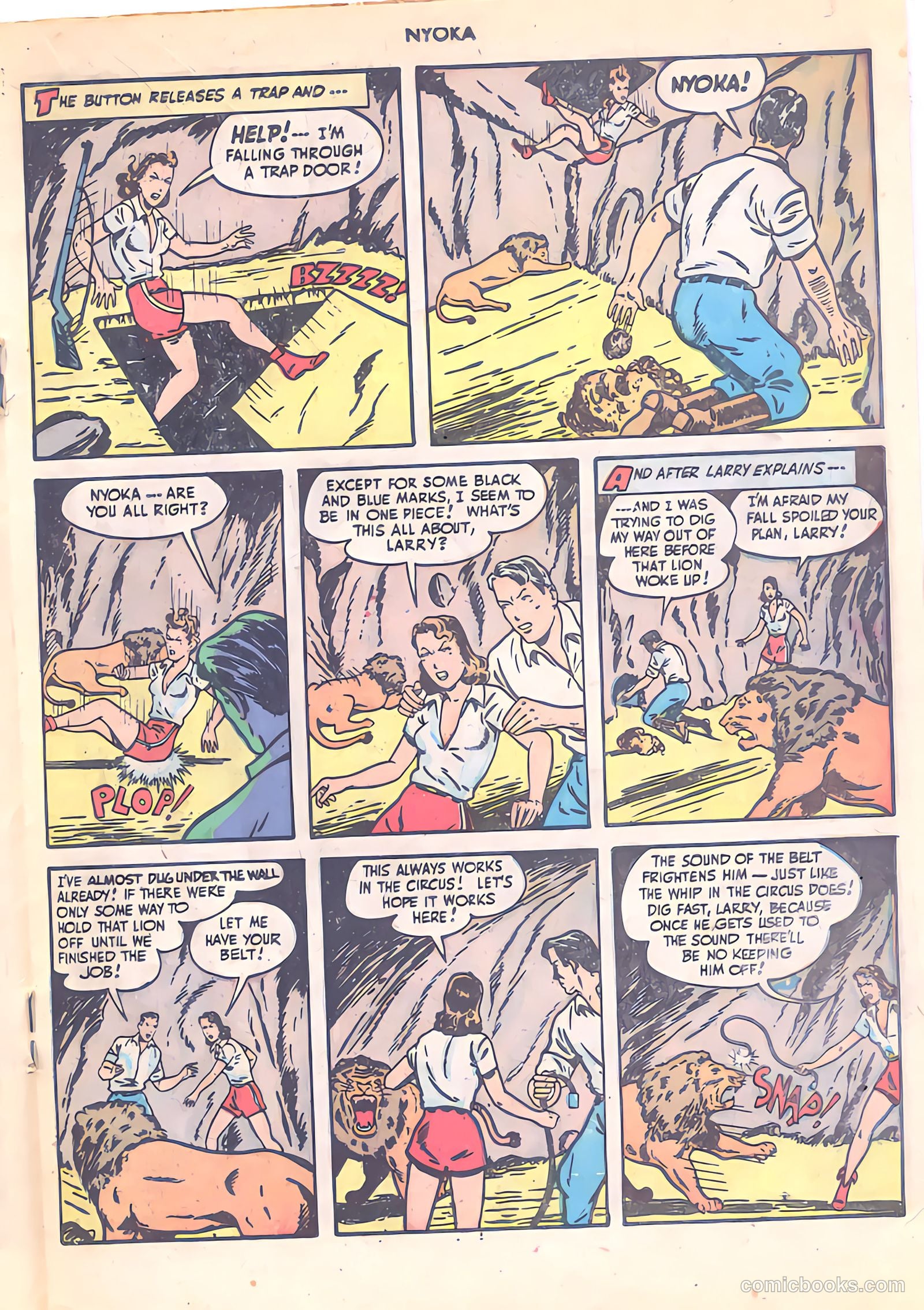 Nyoka the Jungle Girl #32 (1949) — page 19 of 36