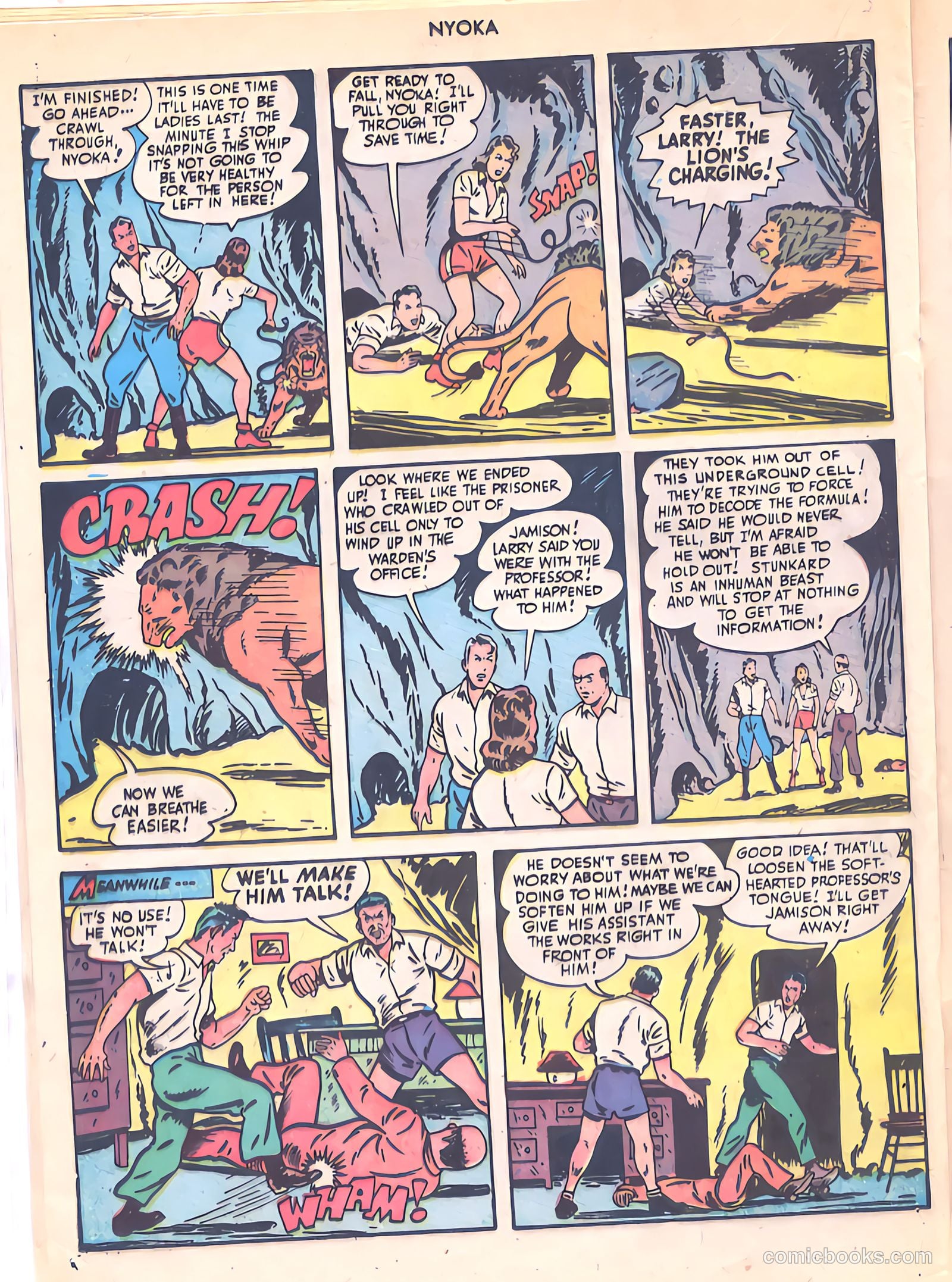 Nyoka the Jungle Girl #32 (1949) — page 20 of 36