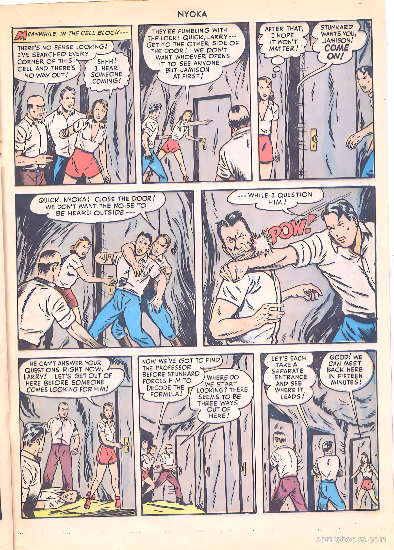 Nyoka the Jungle Girl #32 (1949) — page 21 of 36