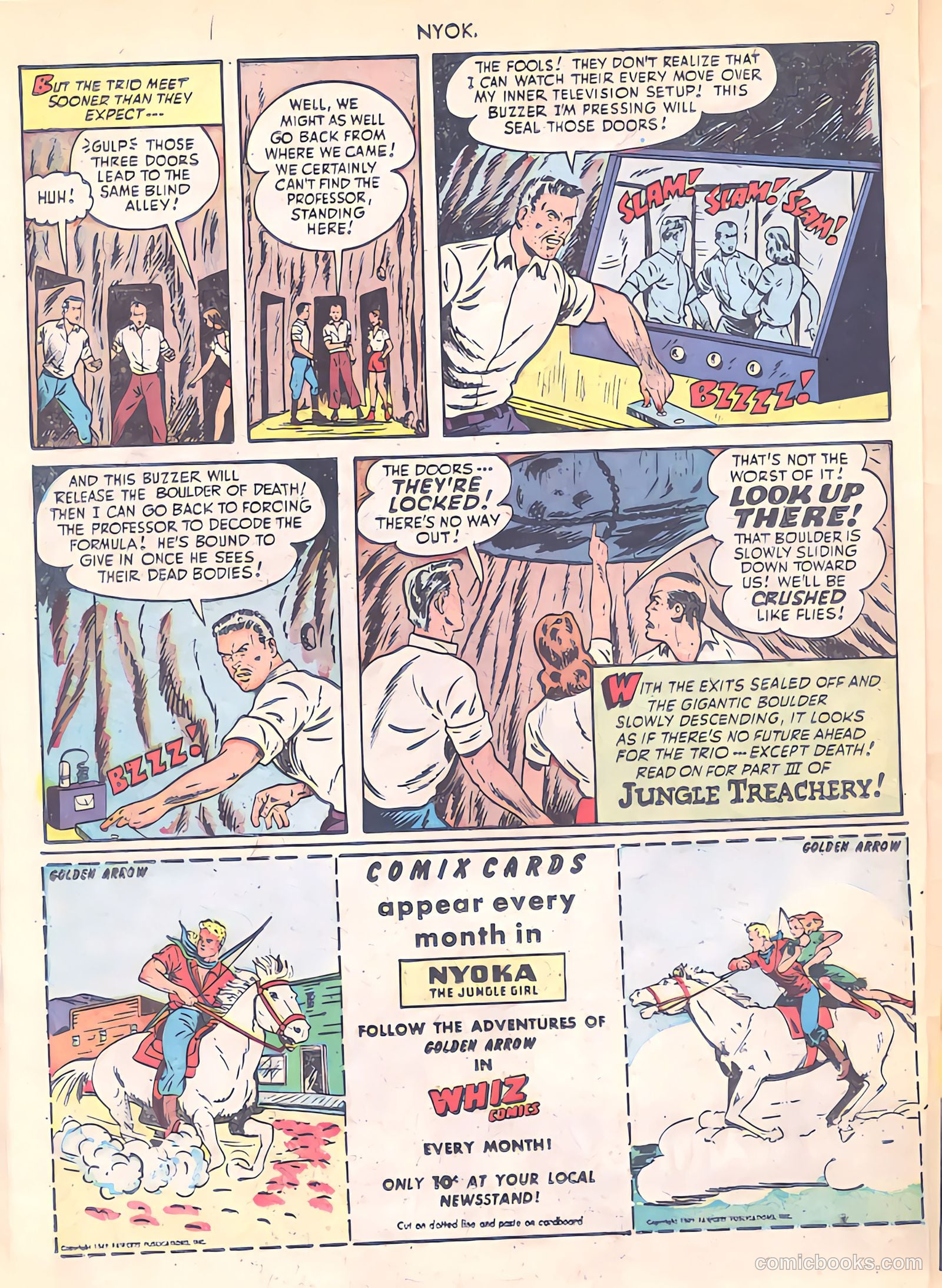 Nyoka the Jungle Girl #32 (1949) — page 22 of 36