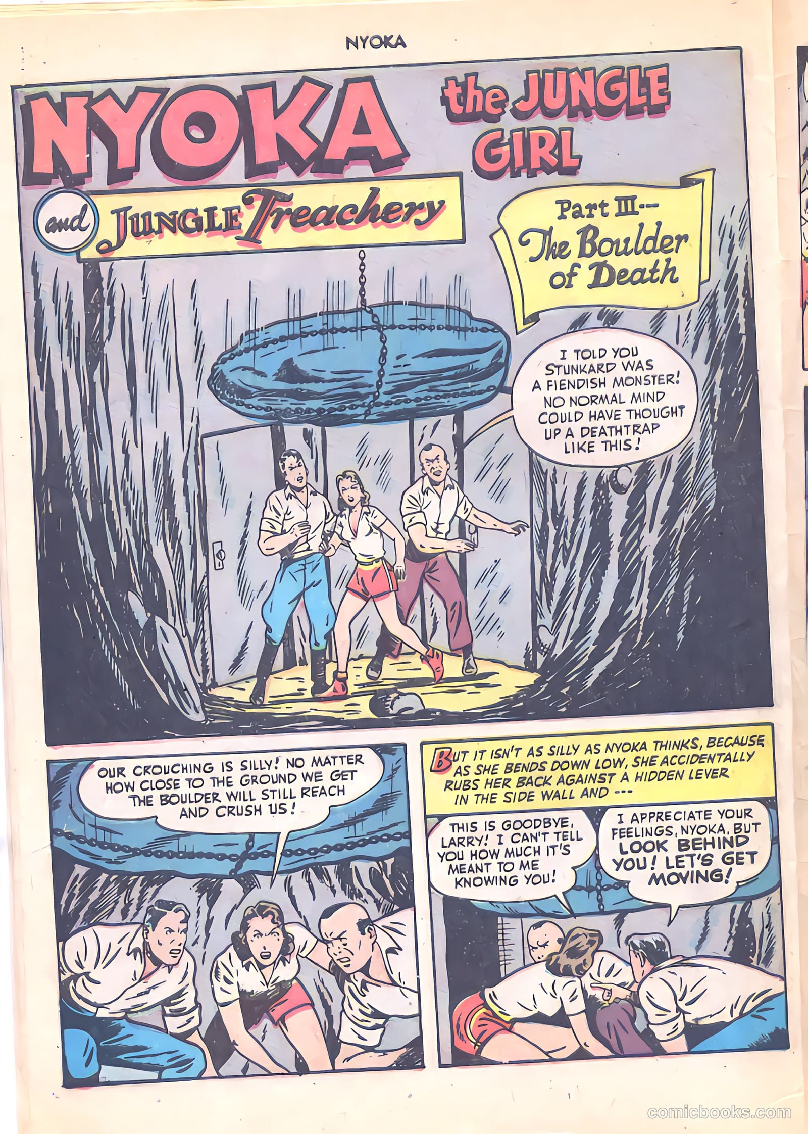 Nyoka the Jungle Girl #32 (1949) — page 28 of 36