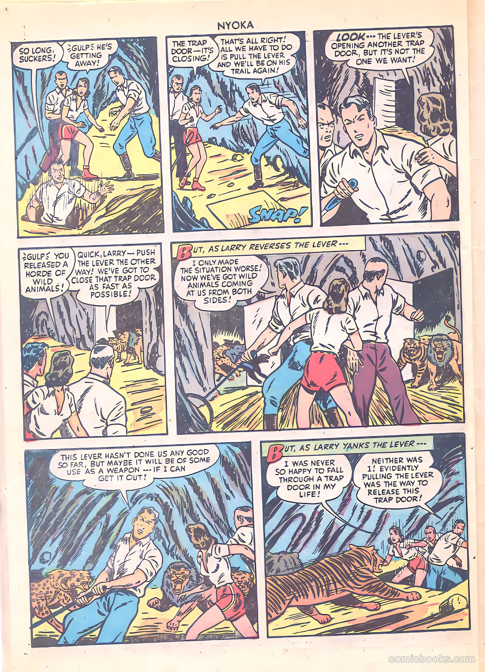 Nyoka the Jungle Girl #32 (1949) — page 30 of 36