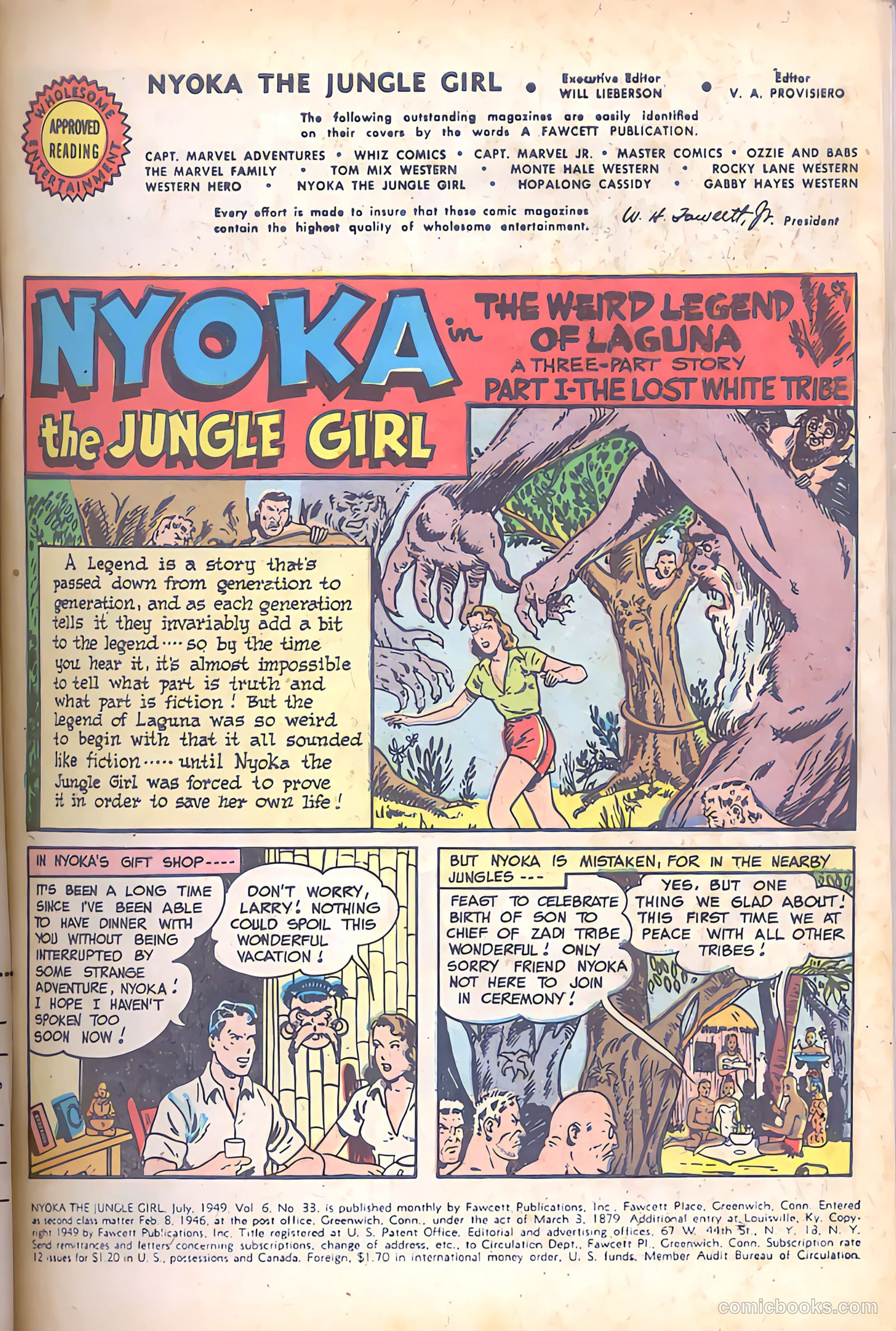 Nyoka the Jungle Girl #33 (1949) — page 3 of 52