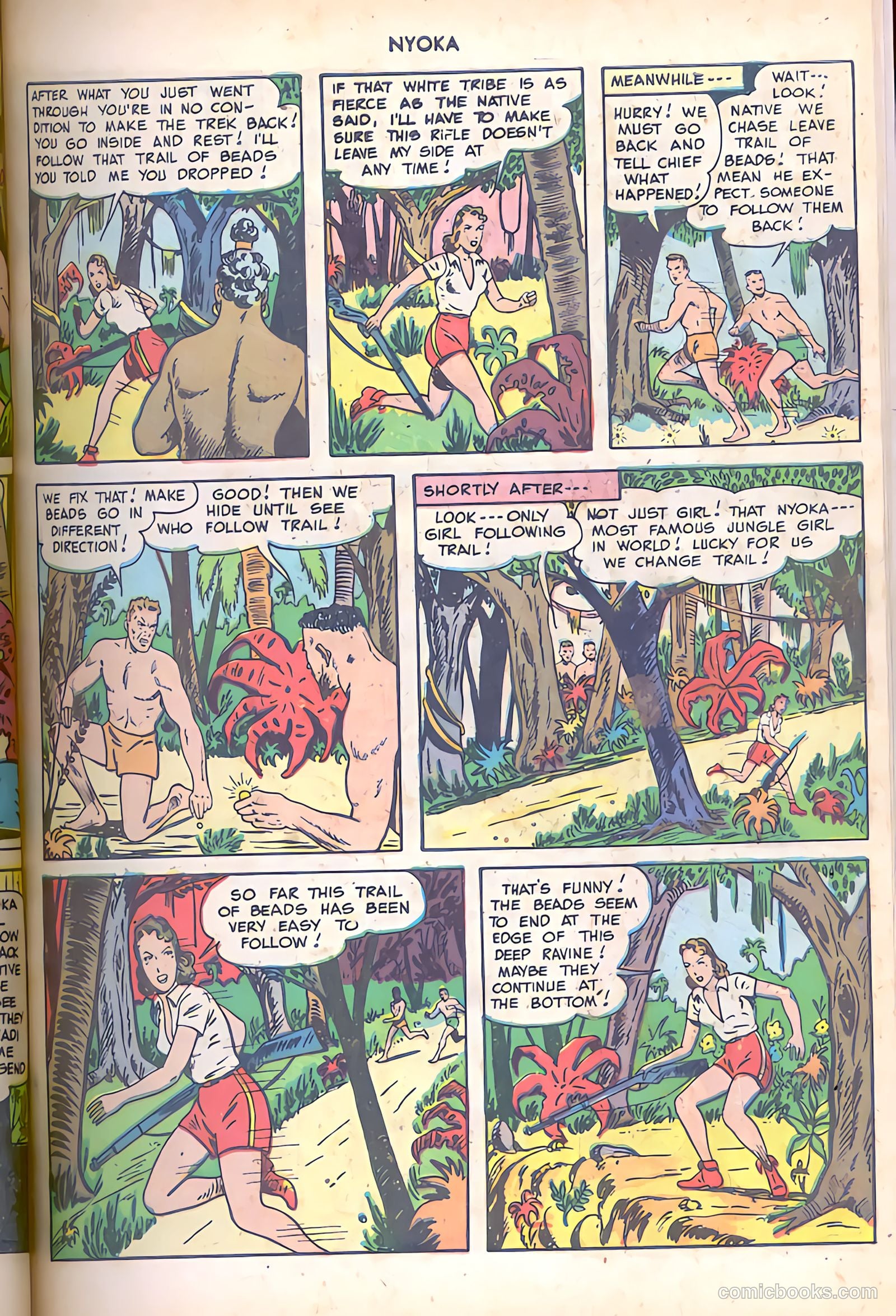 Nyoka the Jungle Girl #33 (1949) — page 7 of 52
