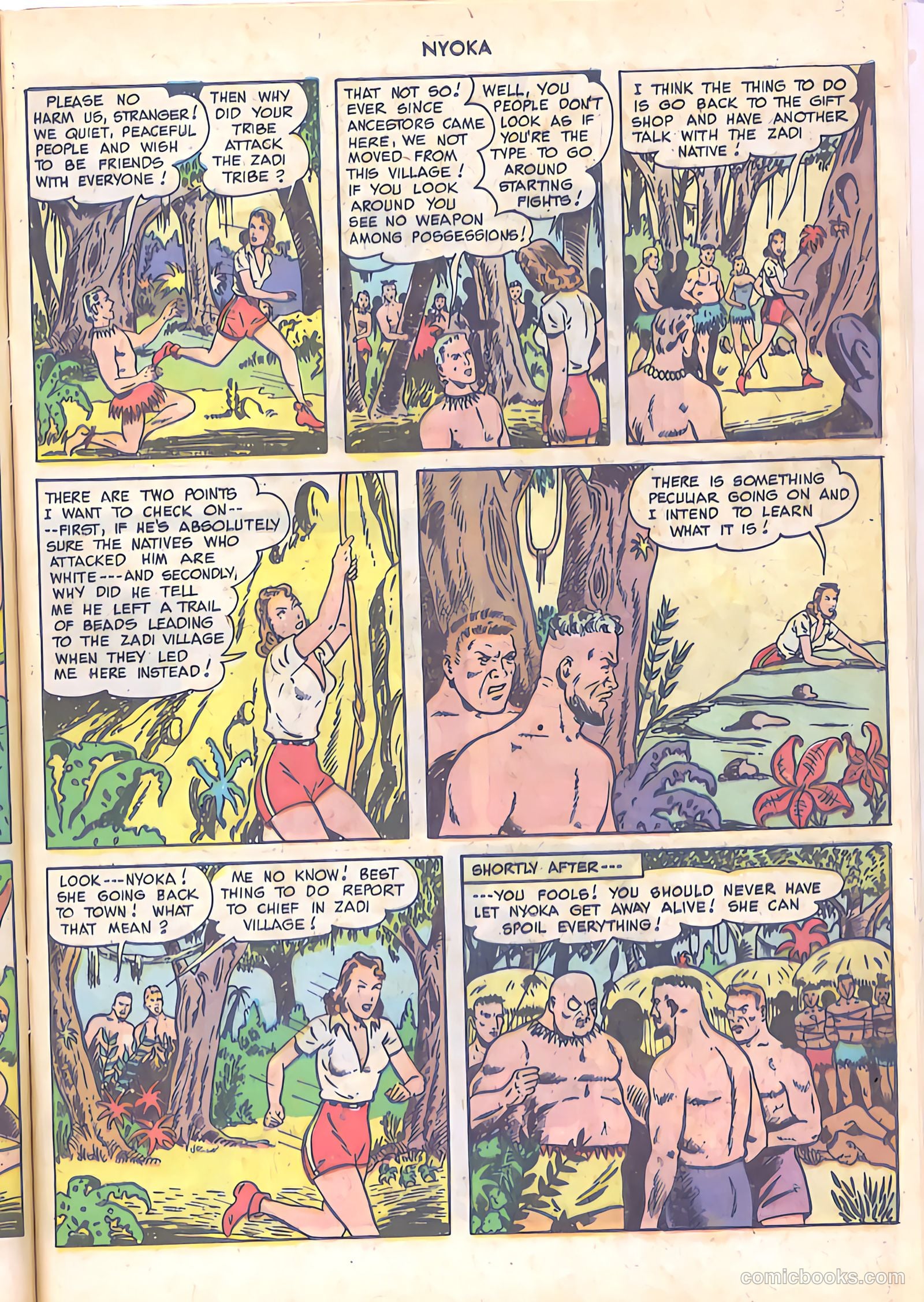 Nyoka the Jungle Girl #33 (1949) — page 13 of 52