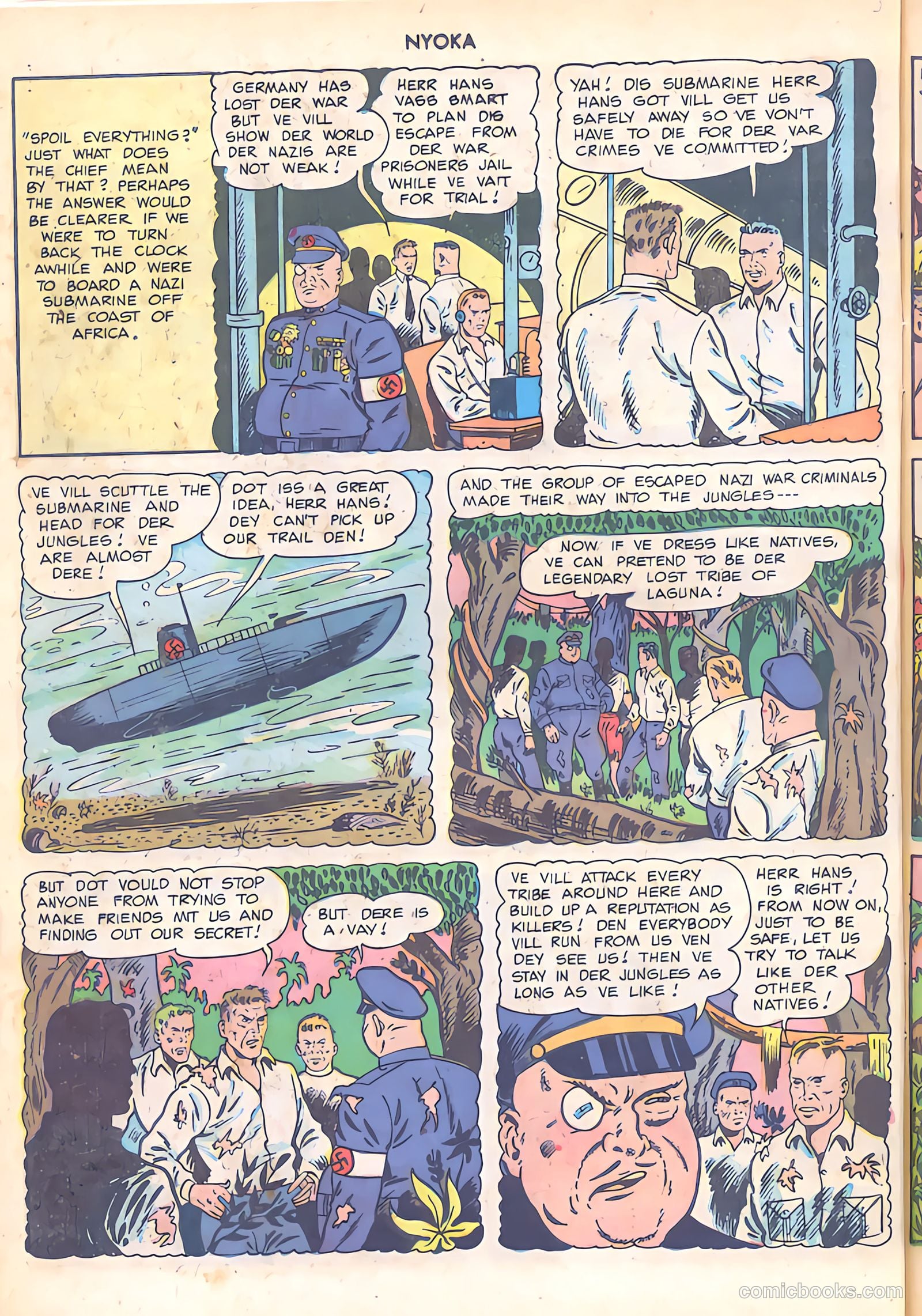 Nyoka the Jungle Girl #33 (1949) — page 14 of 52