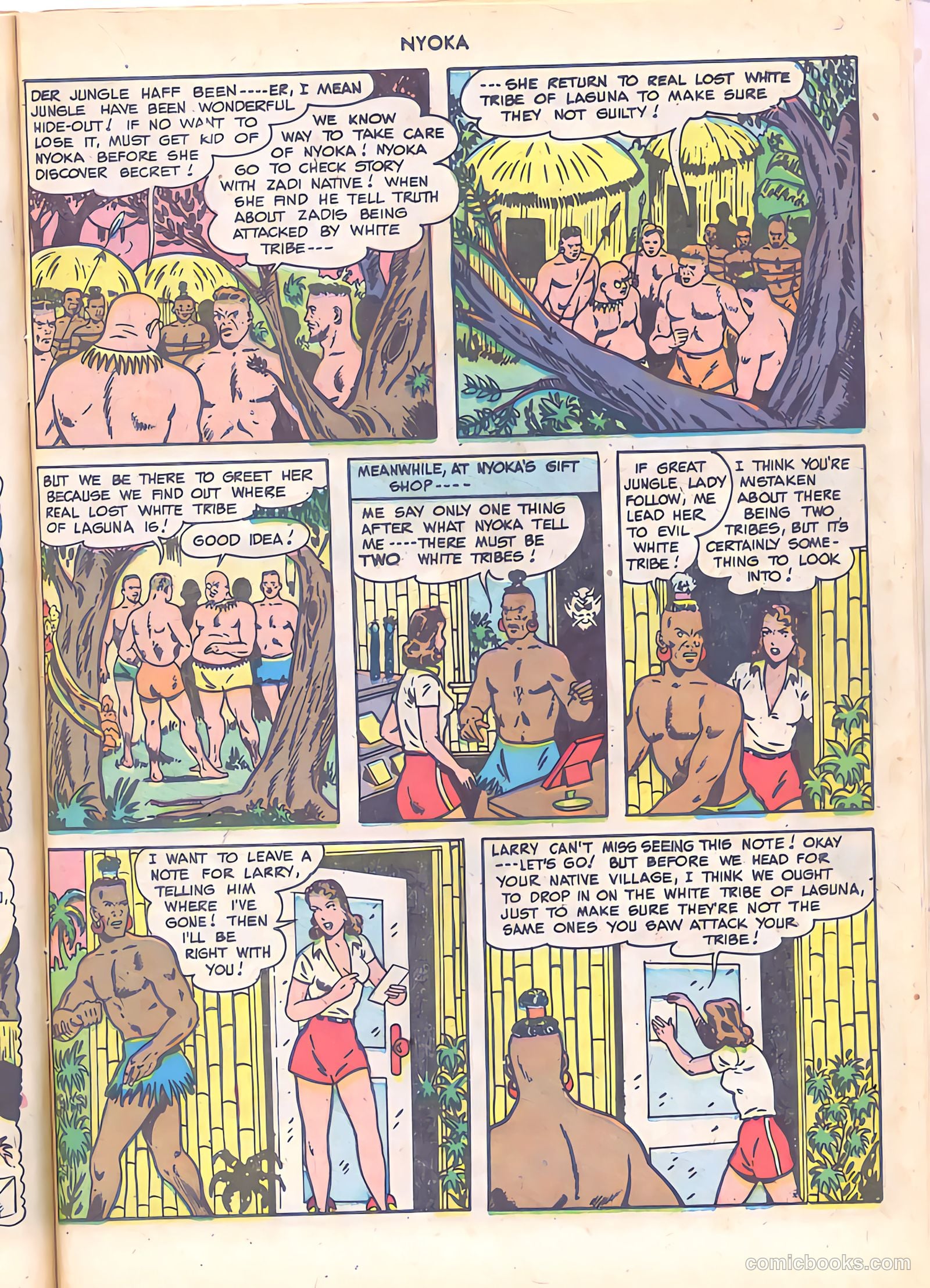 Nyoka the Jungle Girl #33 (1949) — page 15 of 52