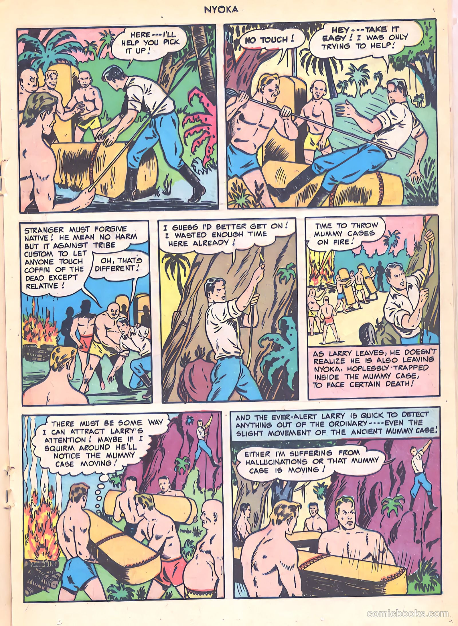 Nyoka the Jungle Girl #33 (1949) — page 25 of 52