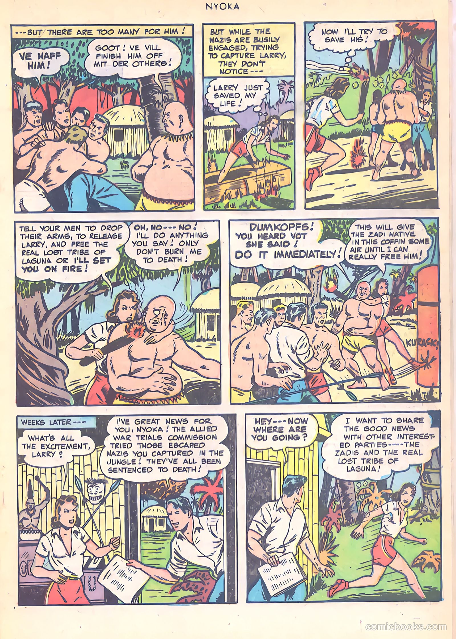 Nyoka the Jungle Girl #33 (1949) — page 27 of 52