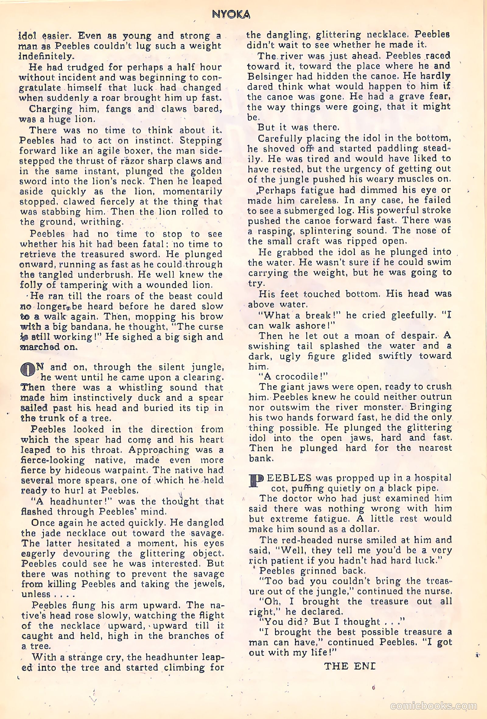 Nyoka the Jungle Girl #33 (1949) — page 30 of 52