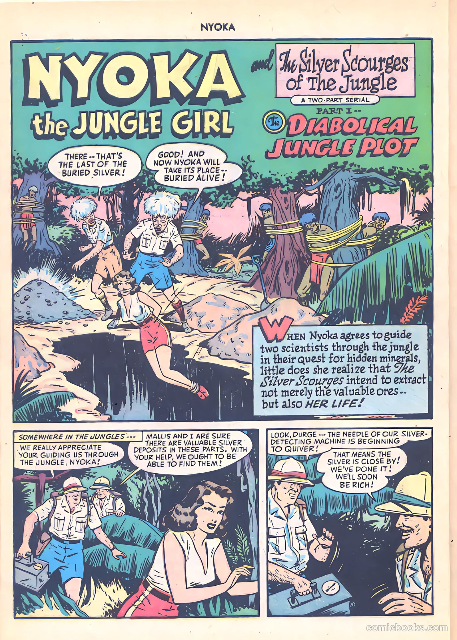Nyoka the Jungle Girl #33 (1949) — page 32 of 52
