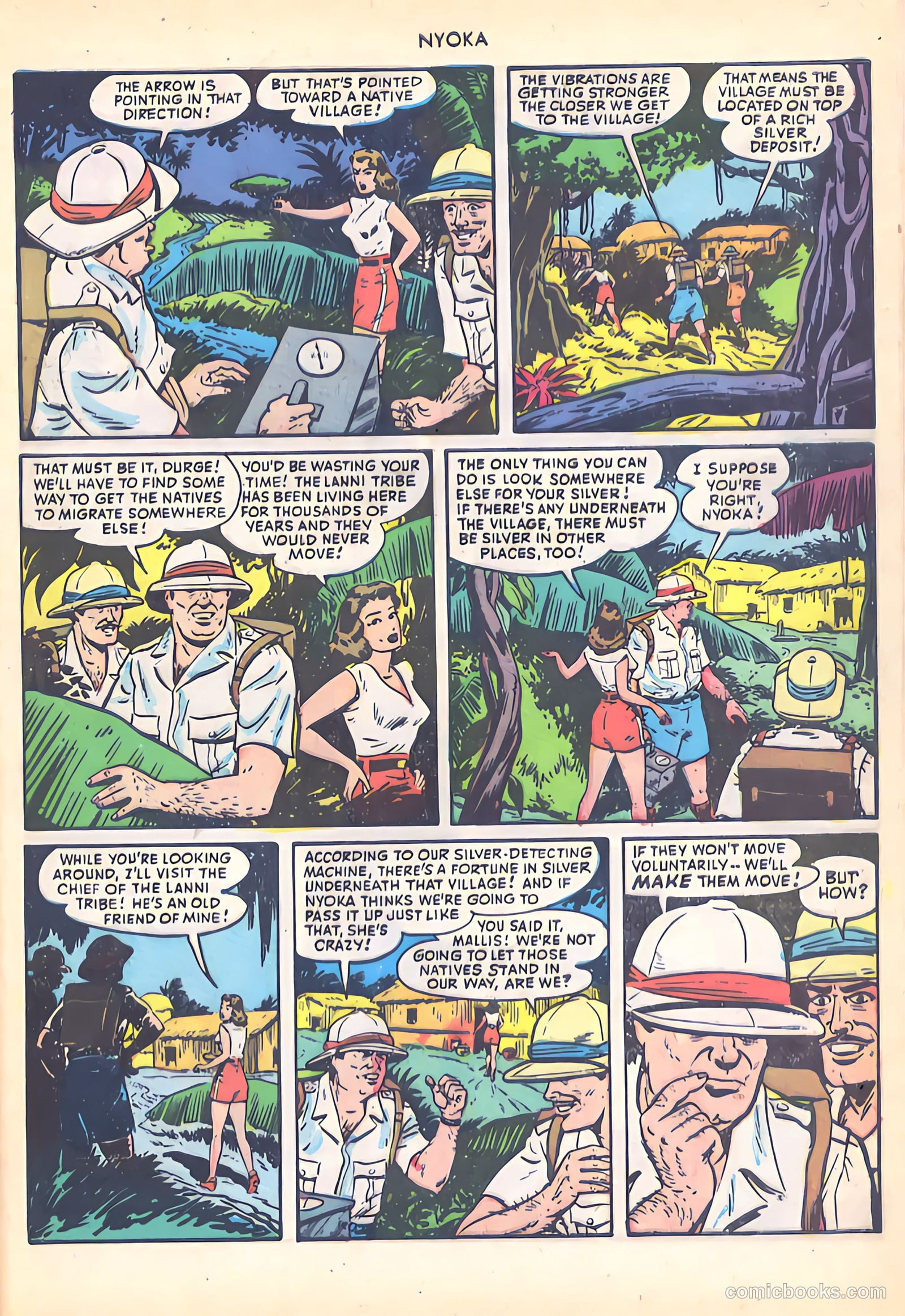 Nyoka the Jungle Girl #33 (1949) — page 33 of 52