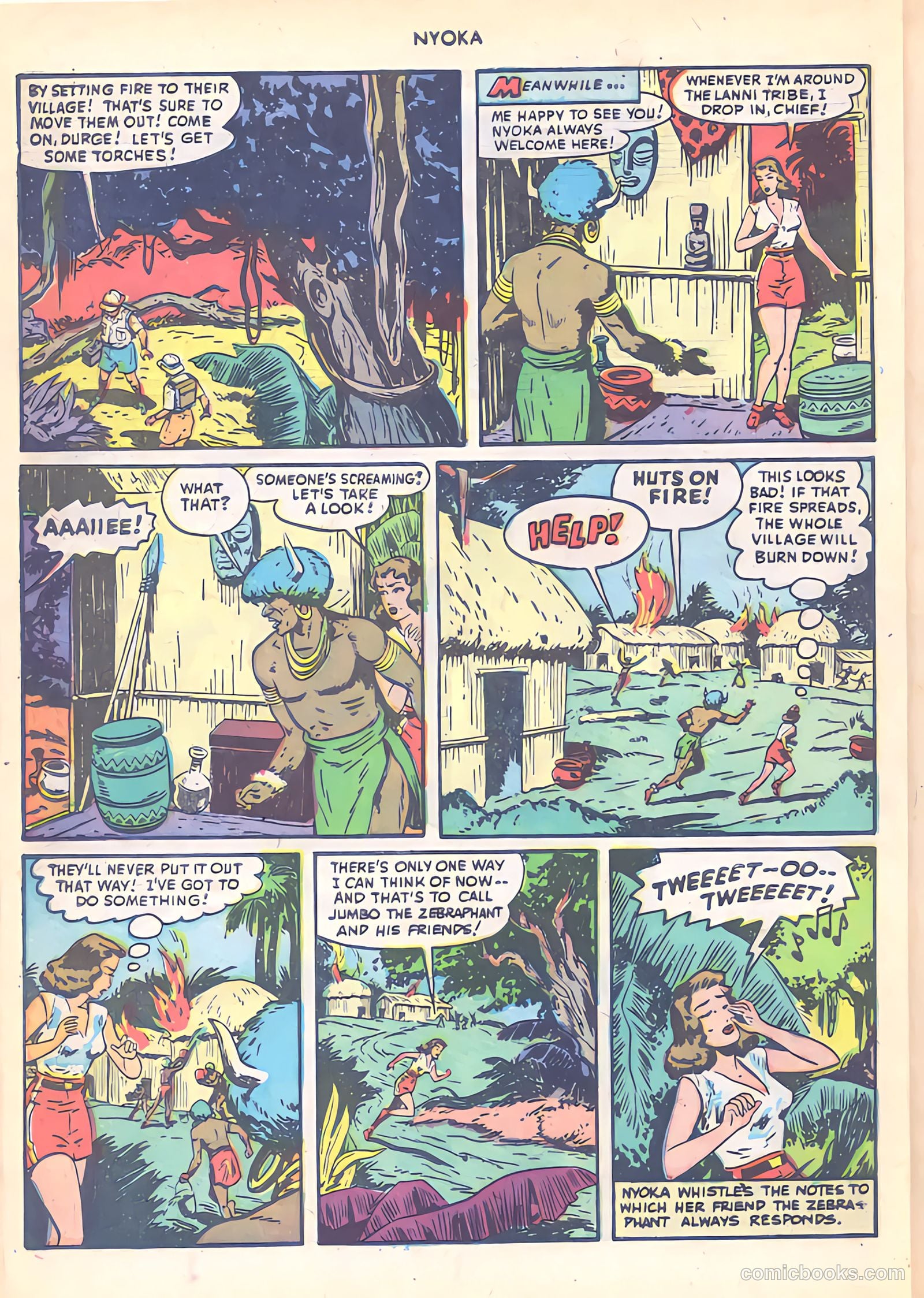 Nyoka the Jungle Girl #33 (1949) — page 34 of 52