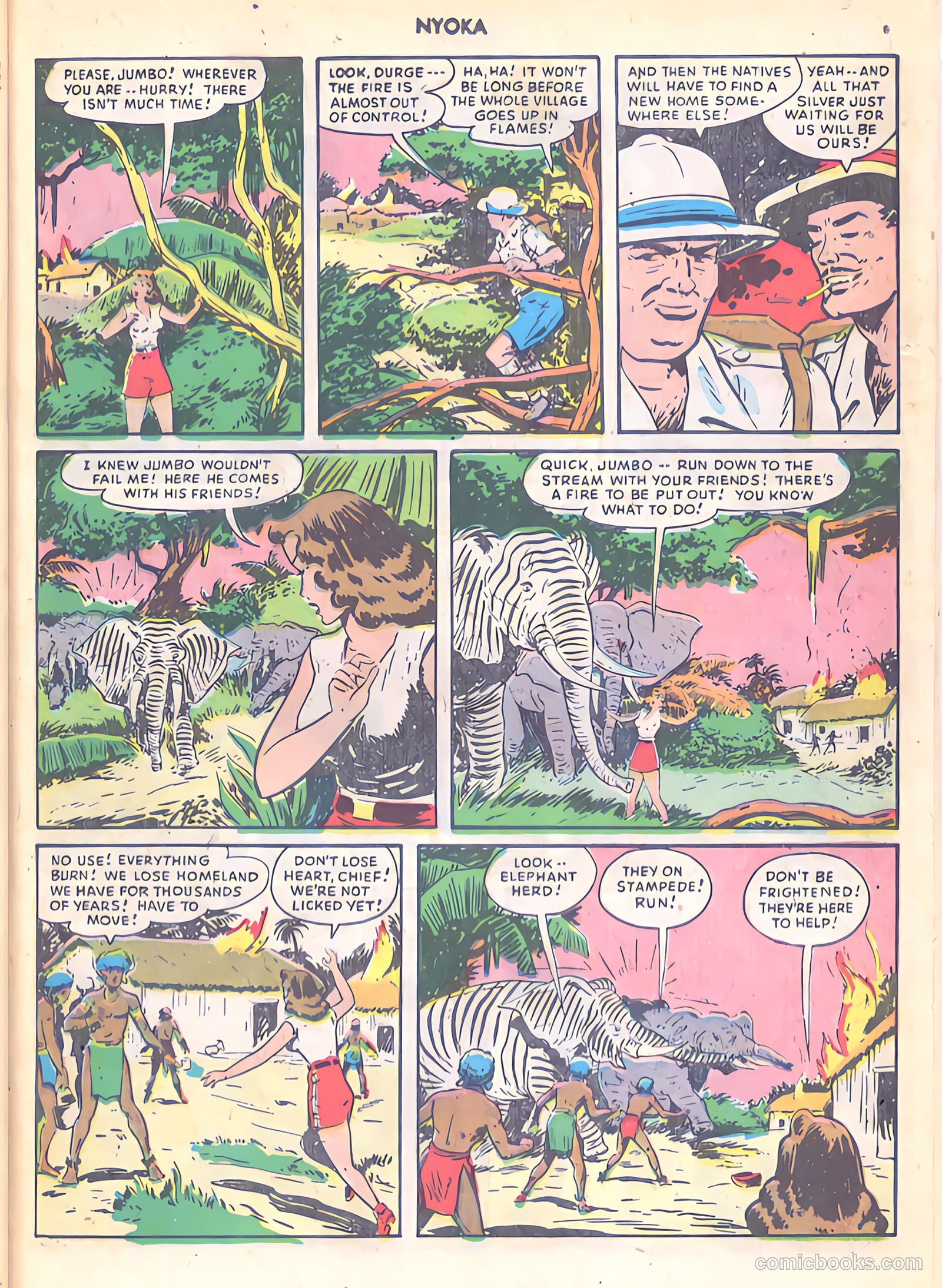 Nyoka the Jungle Girl #33 (1949) — page 35 of 52