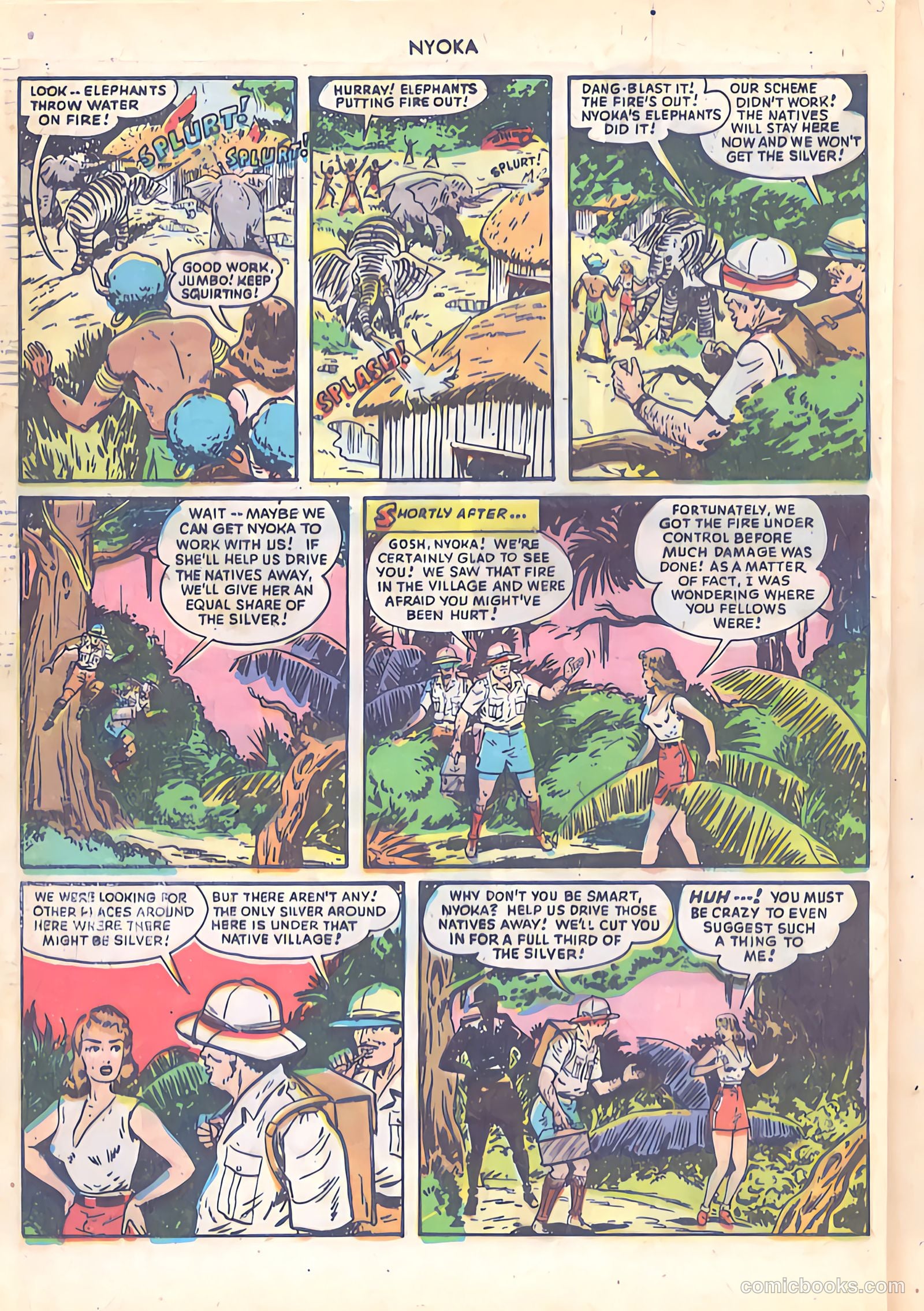 Nyoka the Jungle Girl #33 (1949) — page 36 of 52