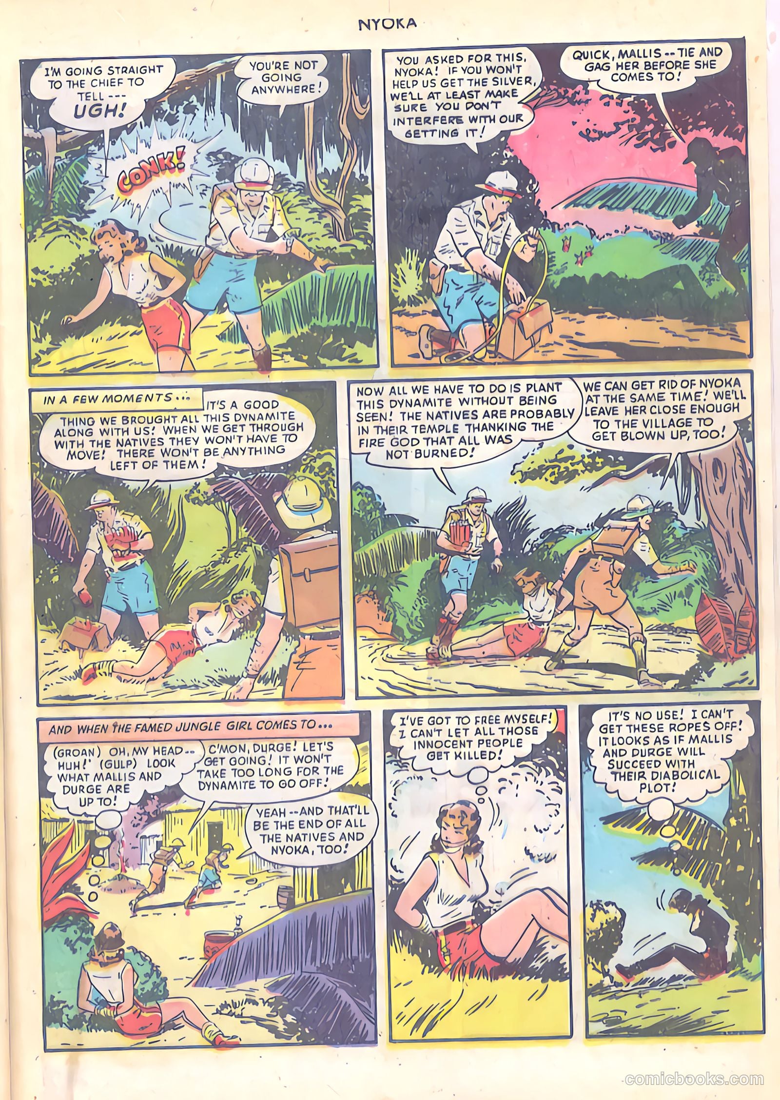 Nyoka the Jungle Girl #33 (1949) — page 37 of 52
