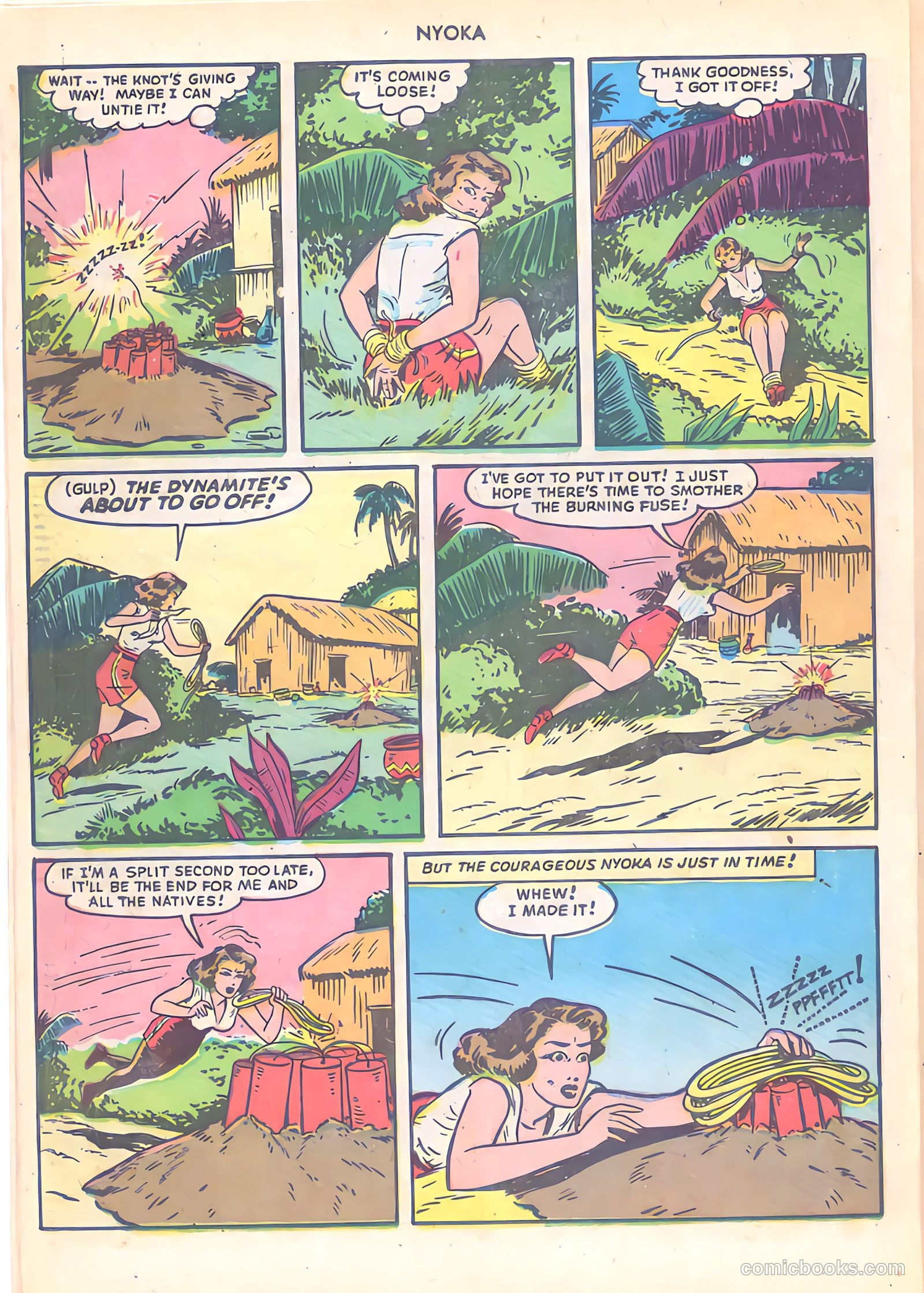Nyoka the Jungle Girl #33 (1949) — page 38 of 52