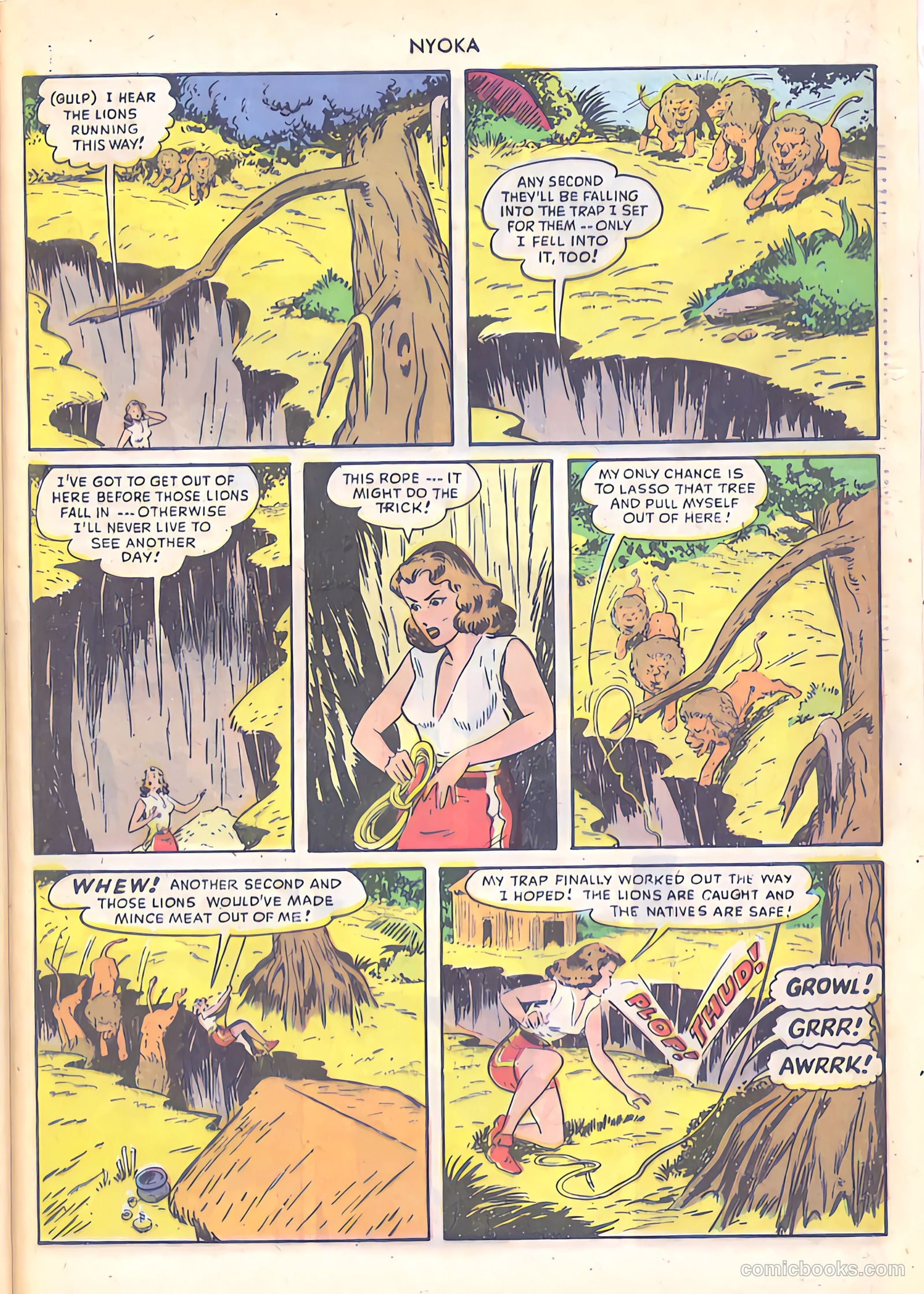 Nyoka the Jungle Girl #33 (1949) — page 45 of 52