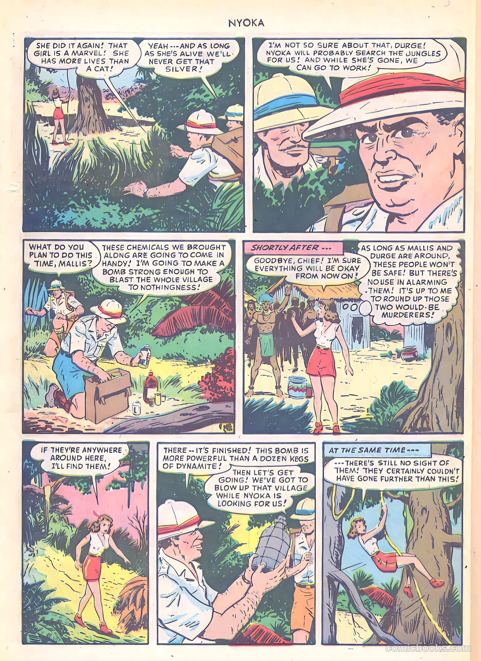 Nyoka the Jungle Girl #33 (1949) — page 46 of 52