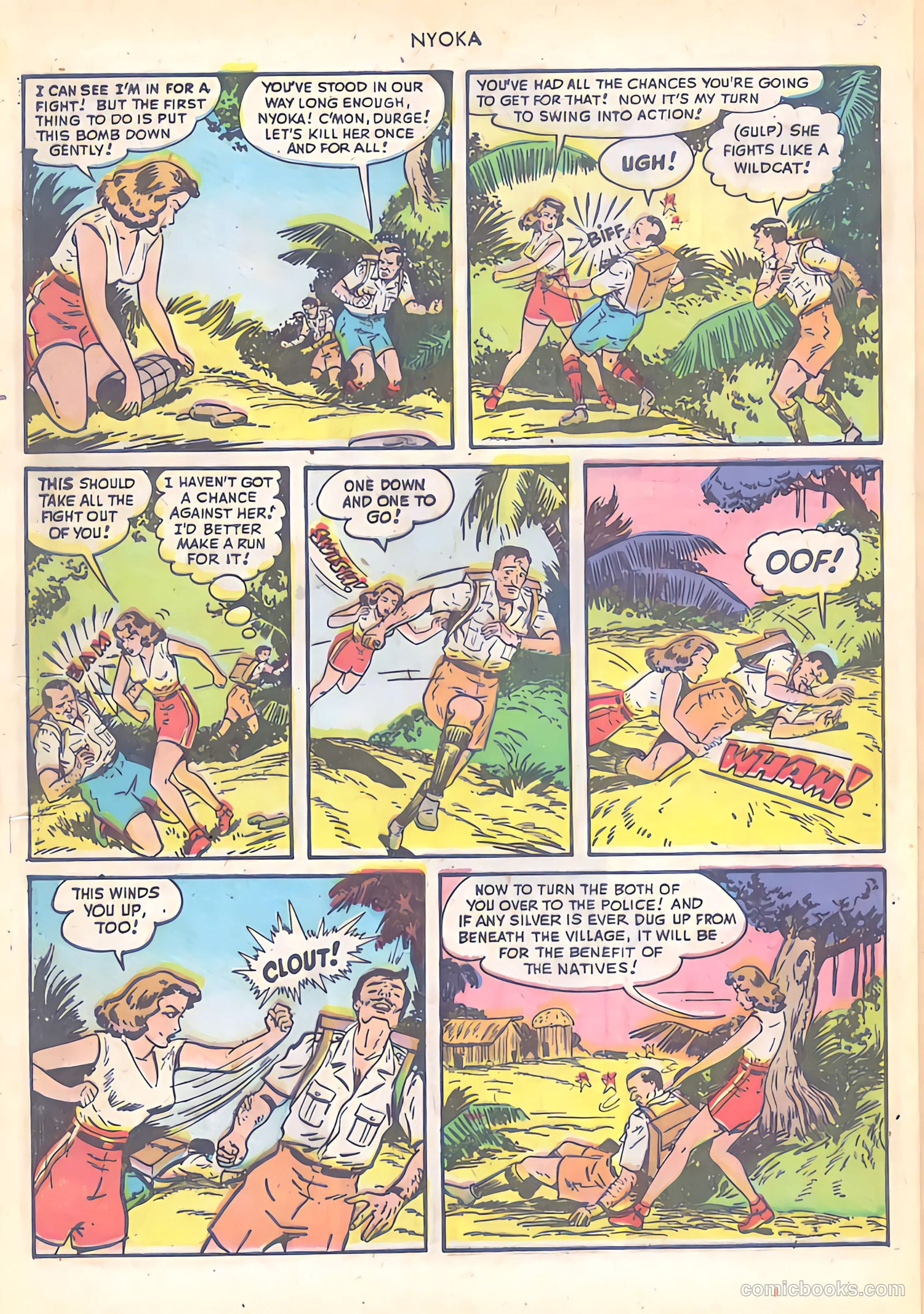 Nyoka the Jungle Girl #33 (1949) — page 48 of 52