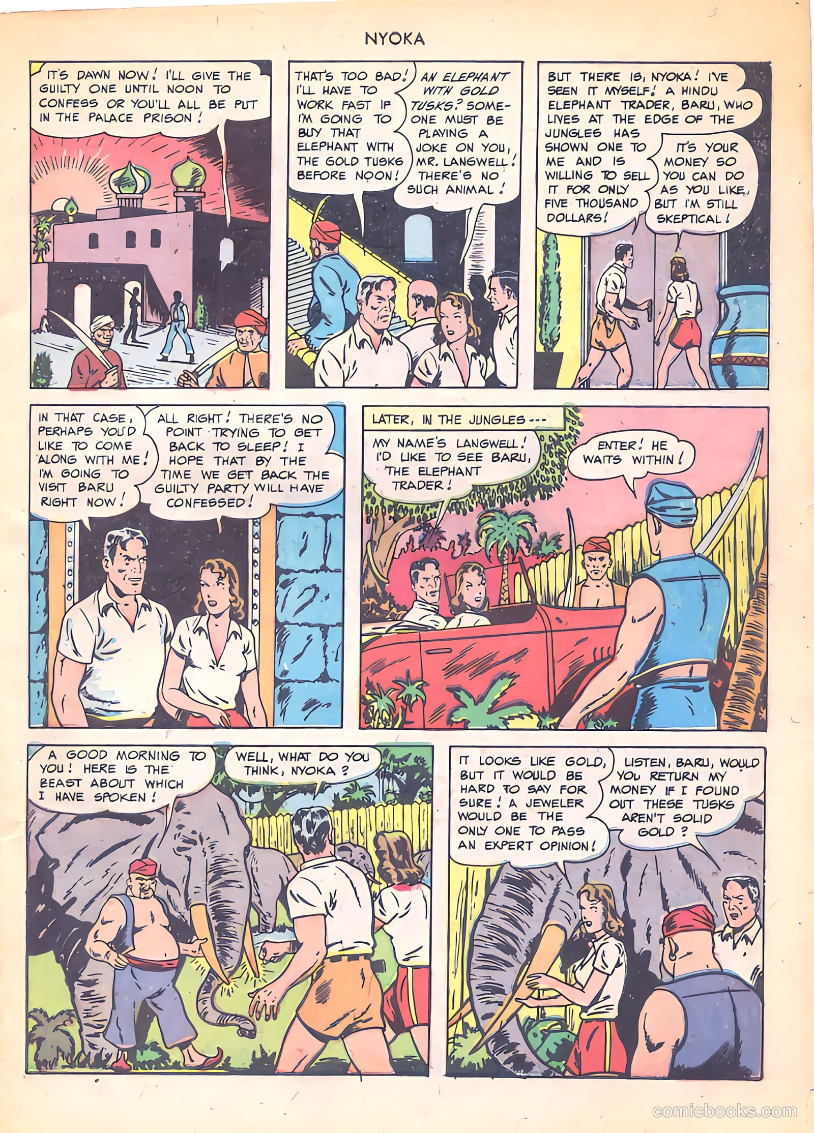 Nyoka the Jungle Girl #34 (1949) — page 7 of 52