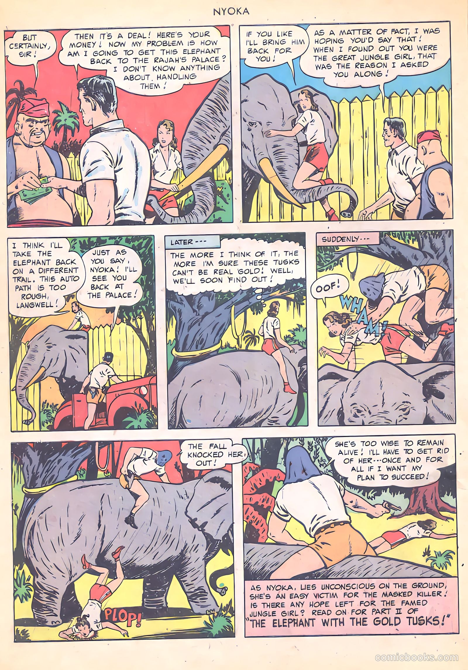 Nyoka the Jungle Girl #34 (1949) — page 8 of 52
