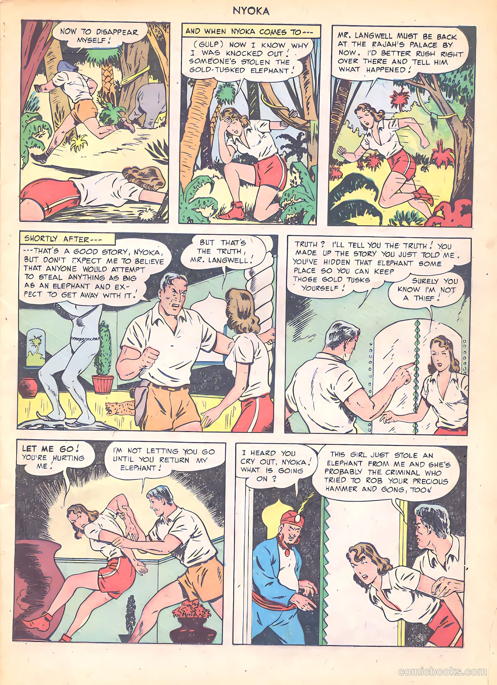 Nyoka the Jungle Girl #34 (1949) — page 11 of 52