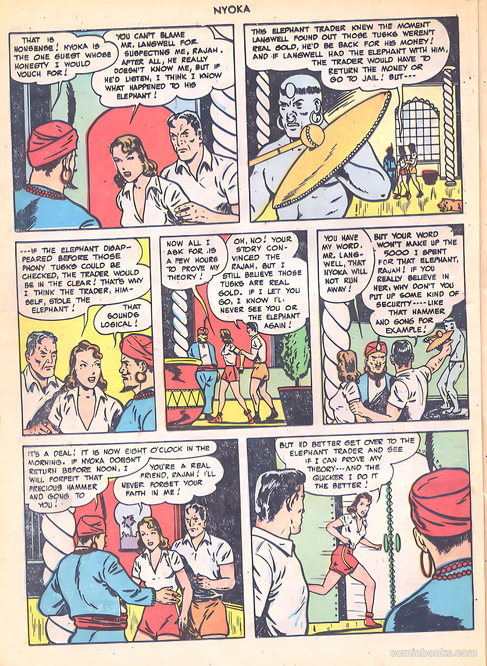 Nyoka the Jungle Girl #34 (1949) — page 12 of 52