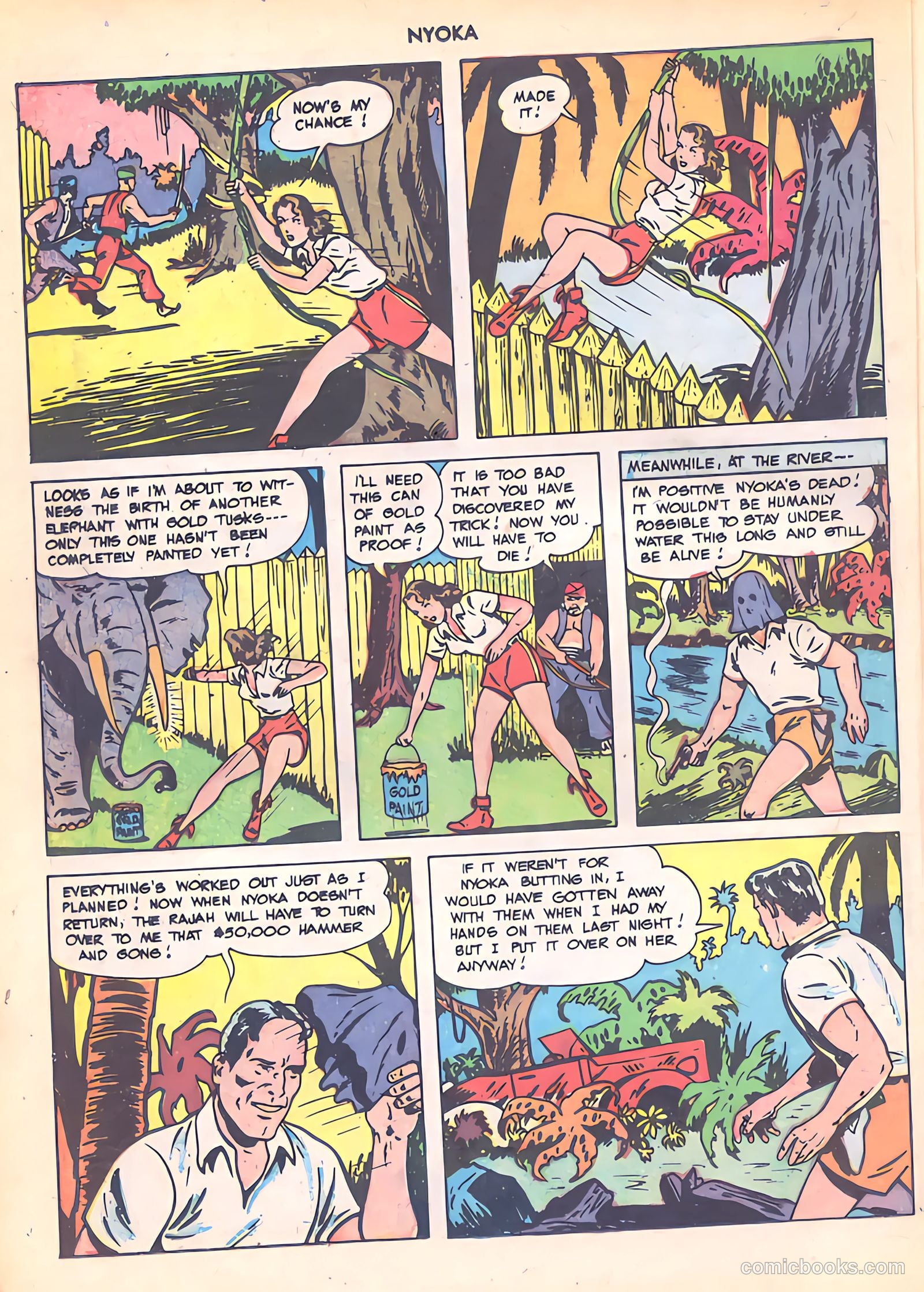 Nyoka the Jungle Girl #34 (1949) — page 18 of 52