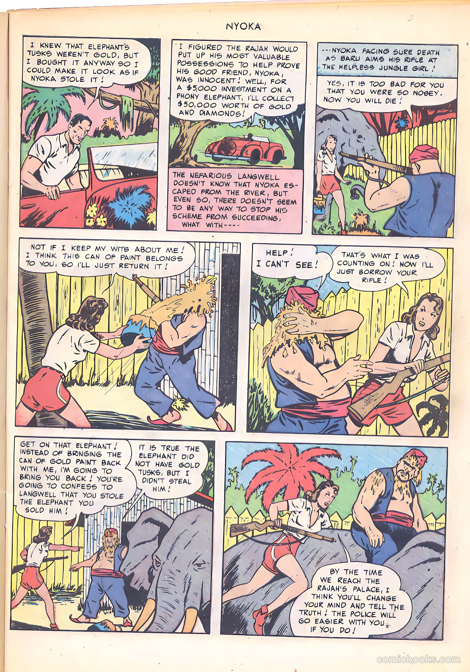 Nyoka the Jungle Girl #34 (1949) — page 19 of 52