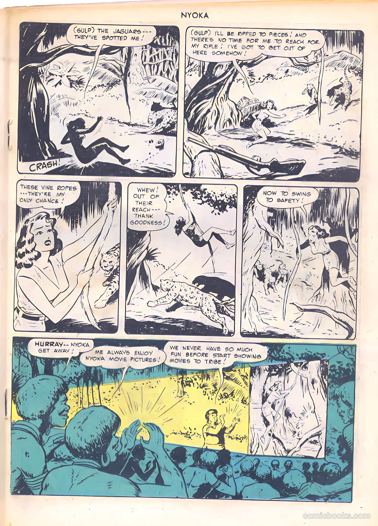 Nyoka the Jungle Girl #34 (1949) — page 27 of 52