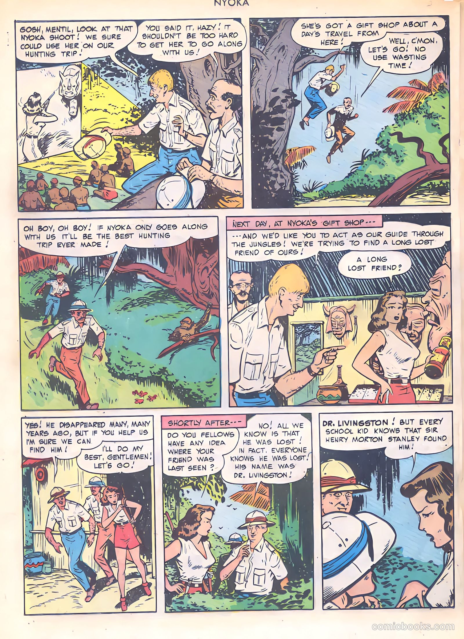 Nyoka the Jungle Girl #34 (1949) — page 28 of 52